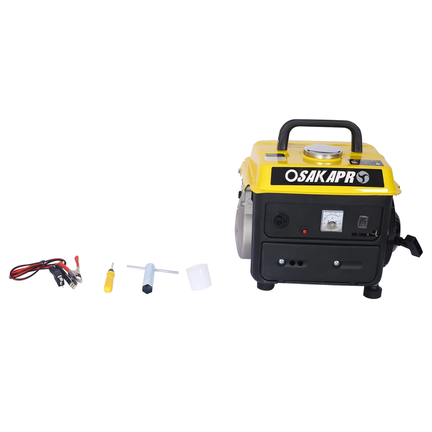 Clerance! Portable Generator, Outdoor generator Low Noise, Gas Powered Generator,Generators for Home Use(Yellow) - Image 3