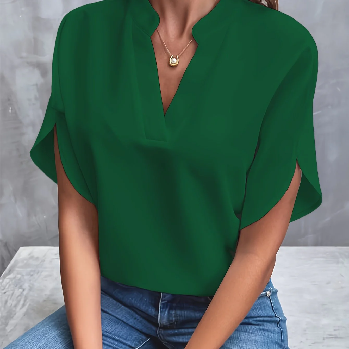 Vivian - Élégance Polyvalente Blouse