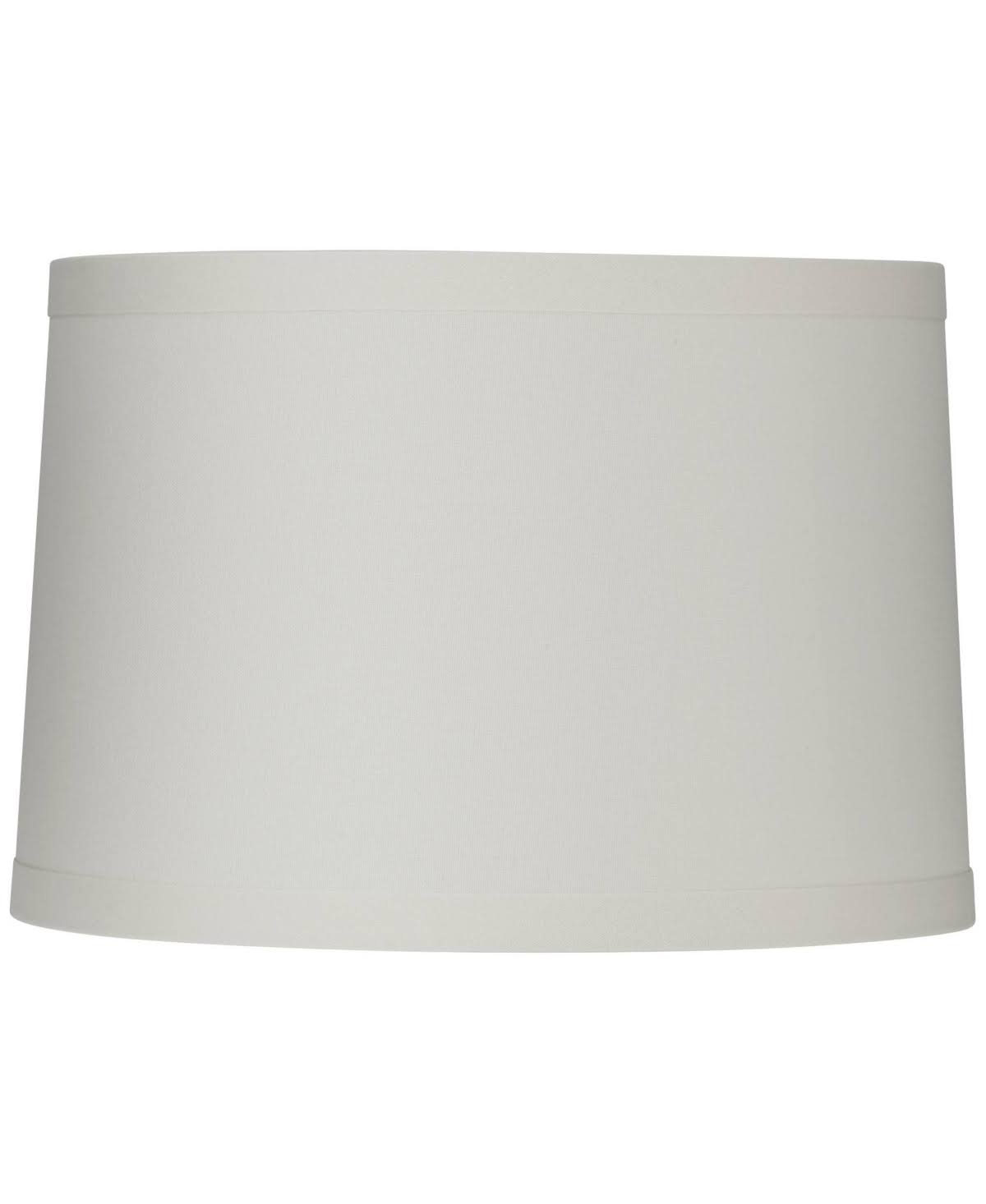 Springcrest White Linen Drum Lamp Shade 15x16x11 (Spider)