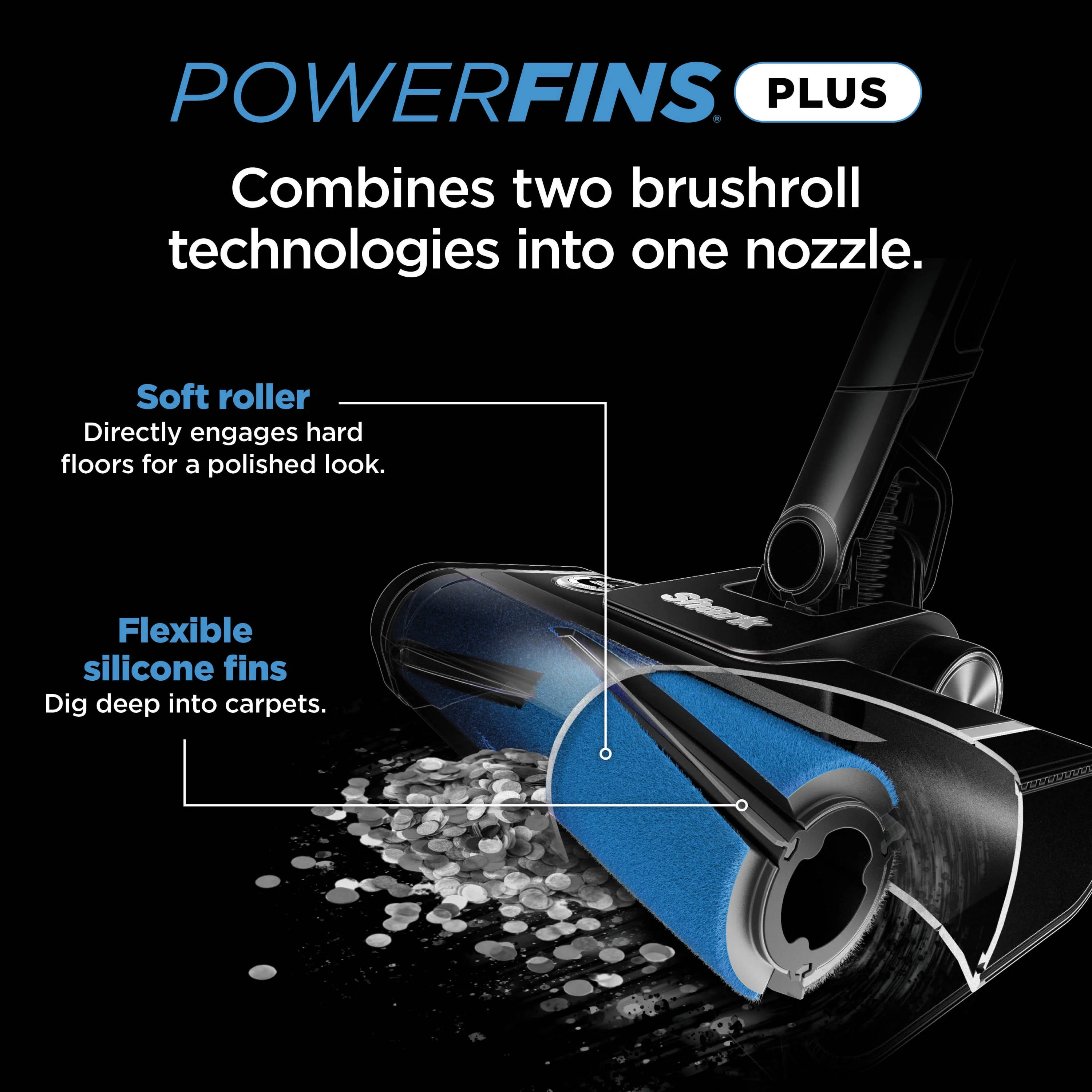 Cordless Pro Stick Vacuum with Clean Sense IQ Technology, Power Fins PLUS Brushroll, Crevice Tool Included, HEPA Filtration, IZ540H - Image 4