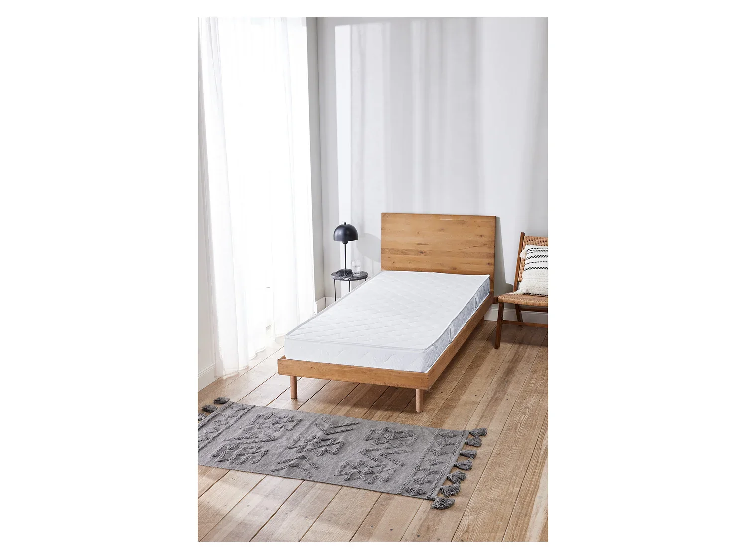 LIVARNO home Matelas en mousse confort 7 zones, H3, 90 x 190 cm