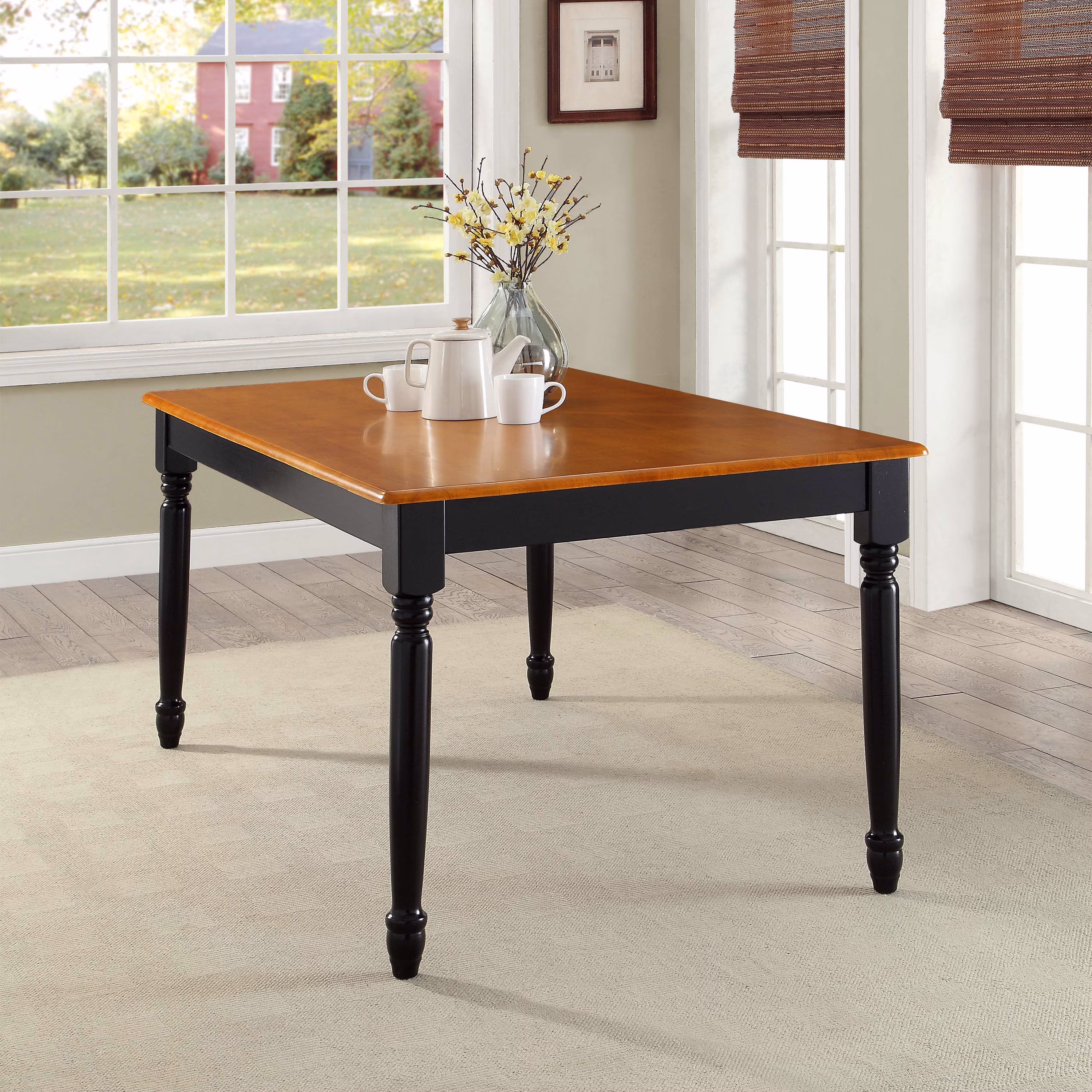 Better Homes and Gardens Autumn Lane Farmhouse Dining Table, Multiple Finishes