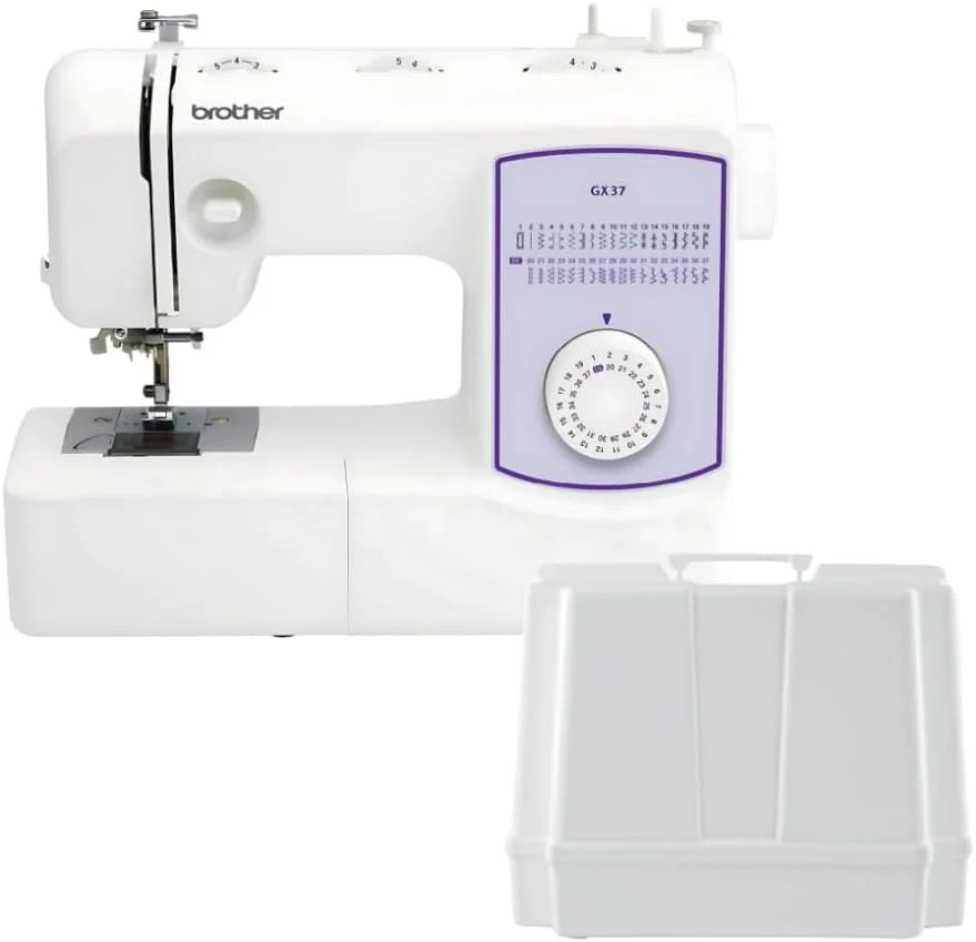 Machine à coudre Brother GX37, 37 points intégrés, 6 pieds-de-biche inclus