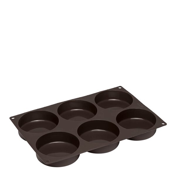 Flexiform BurgerBun bakeform til 6 stk hamburgerbrød à 8,5 cm