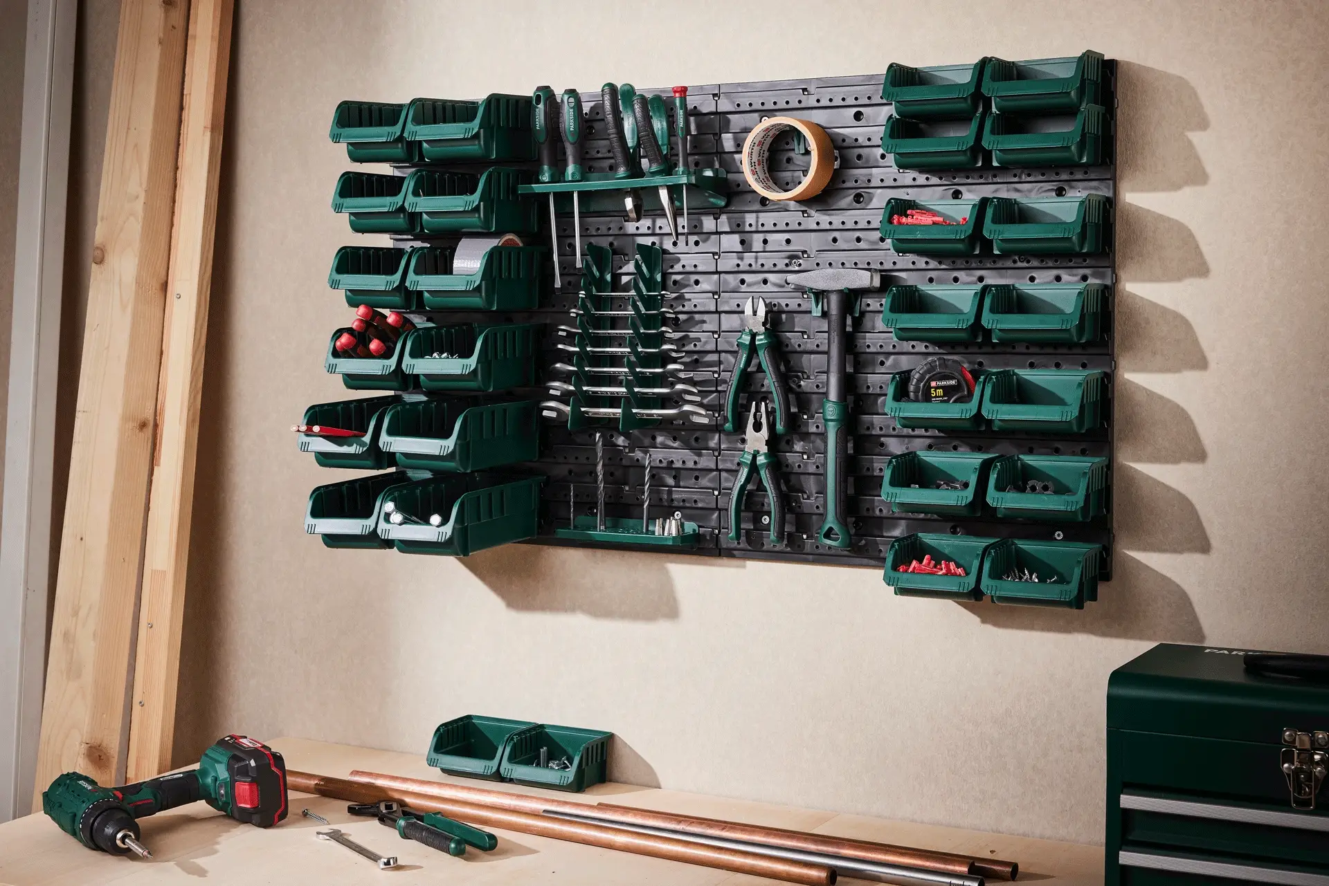 PARKSIDE Set de rangement, 43 pices