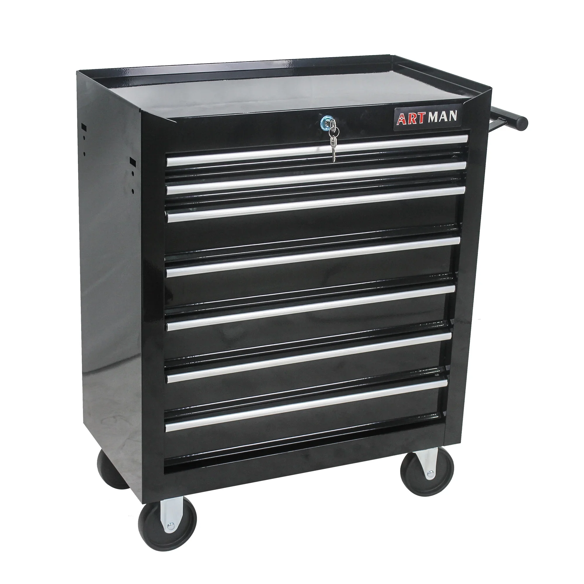 ARTMAN 7 Drawer Tool Rolling Storage Cart ,Tool Boxes Tool Chest with Wheels and Drawers for Garage Workshop Warehouse