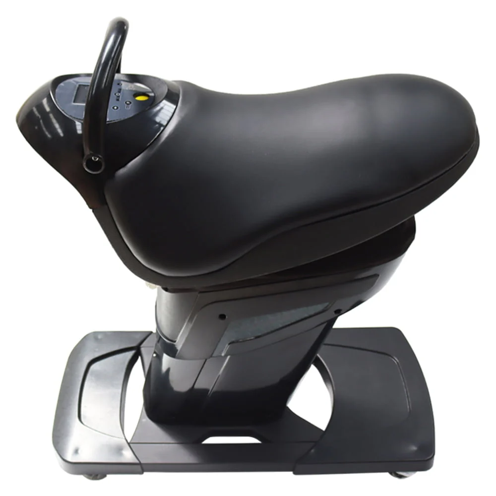 Electric Horse Riding Machine Abdominal Exercise Fitness Equipment Black