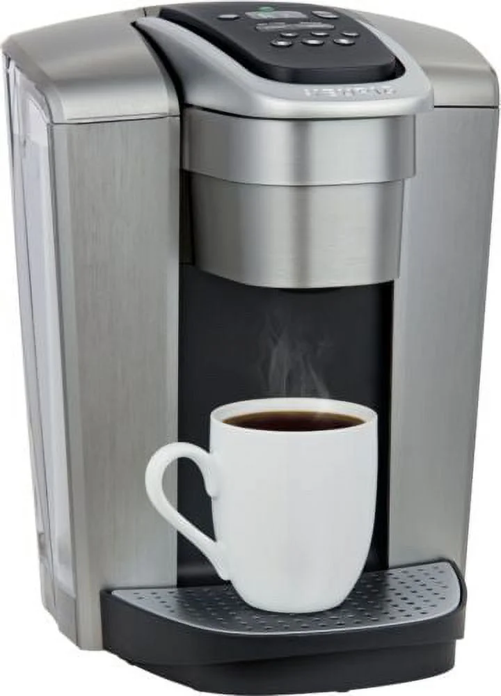 Keurig - K - Elite Single Serve K - Cup Pod Coffee Maker - Brushed Silver