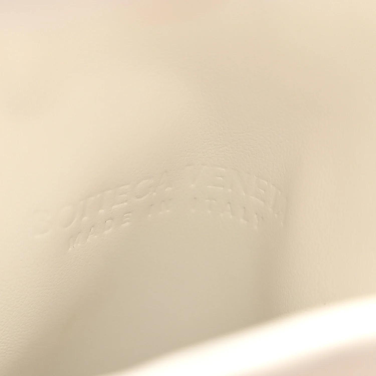 Calfskin Intrecciato Mini Hop White