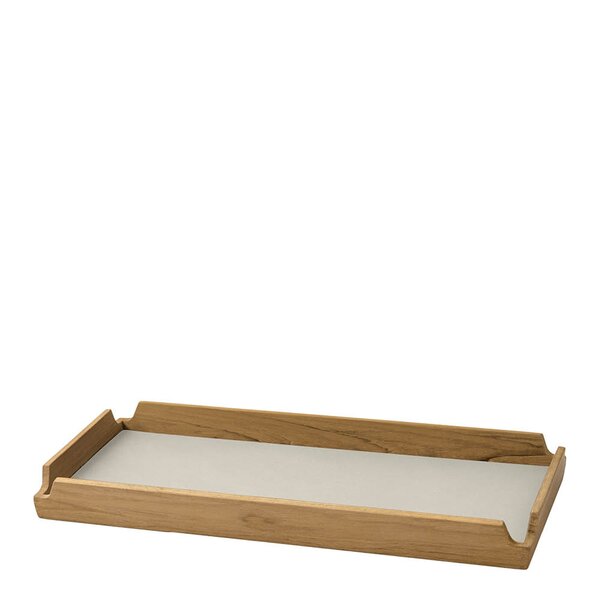 Airy teak brett 36,6x14,6 cm Oyster White