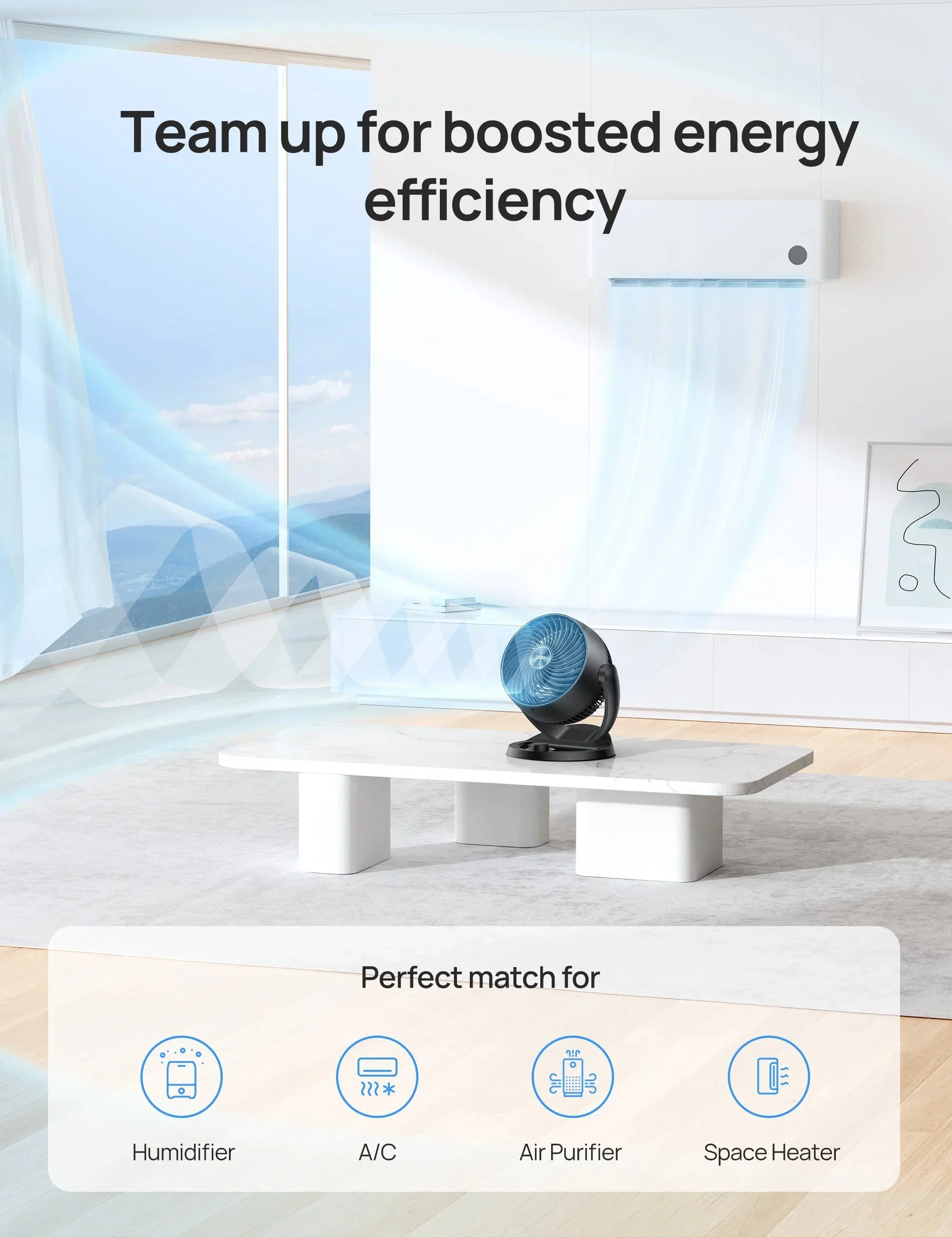 TurboPoly Table Fan 312