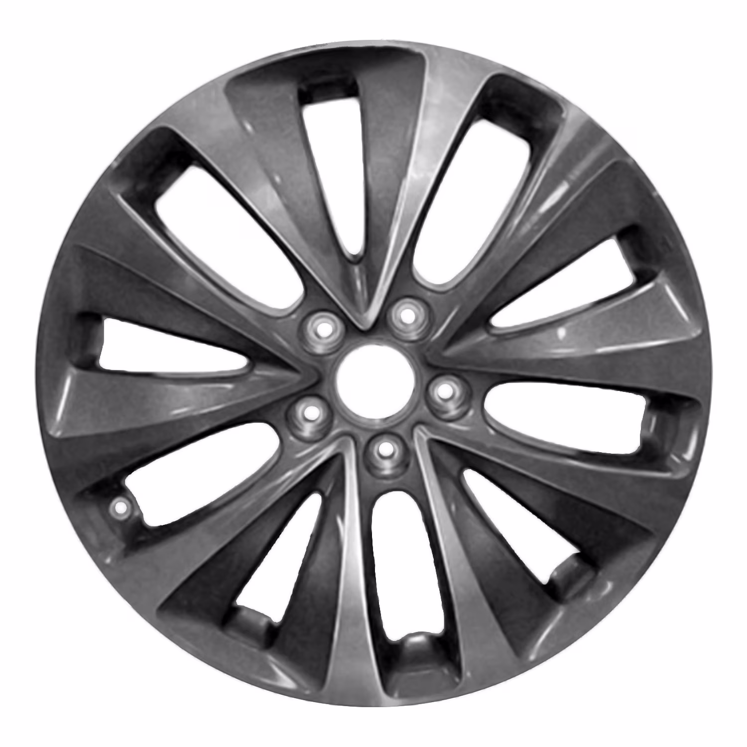 Remanufactured Machined and Medium Charcoal Metallic Alloy Wheel 19 x 8 42700TZ5A12 fits 2014 2016 Acura MDX