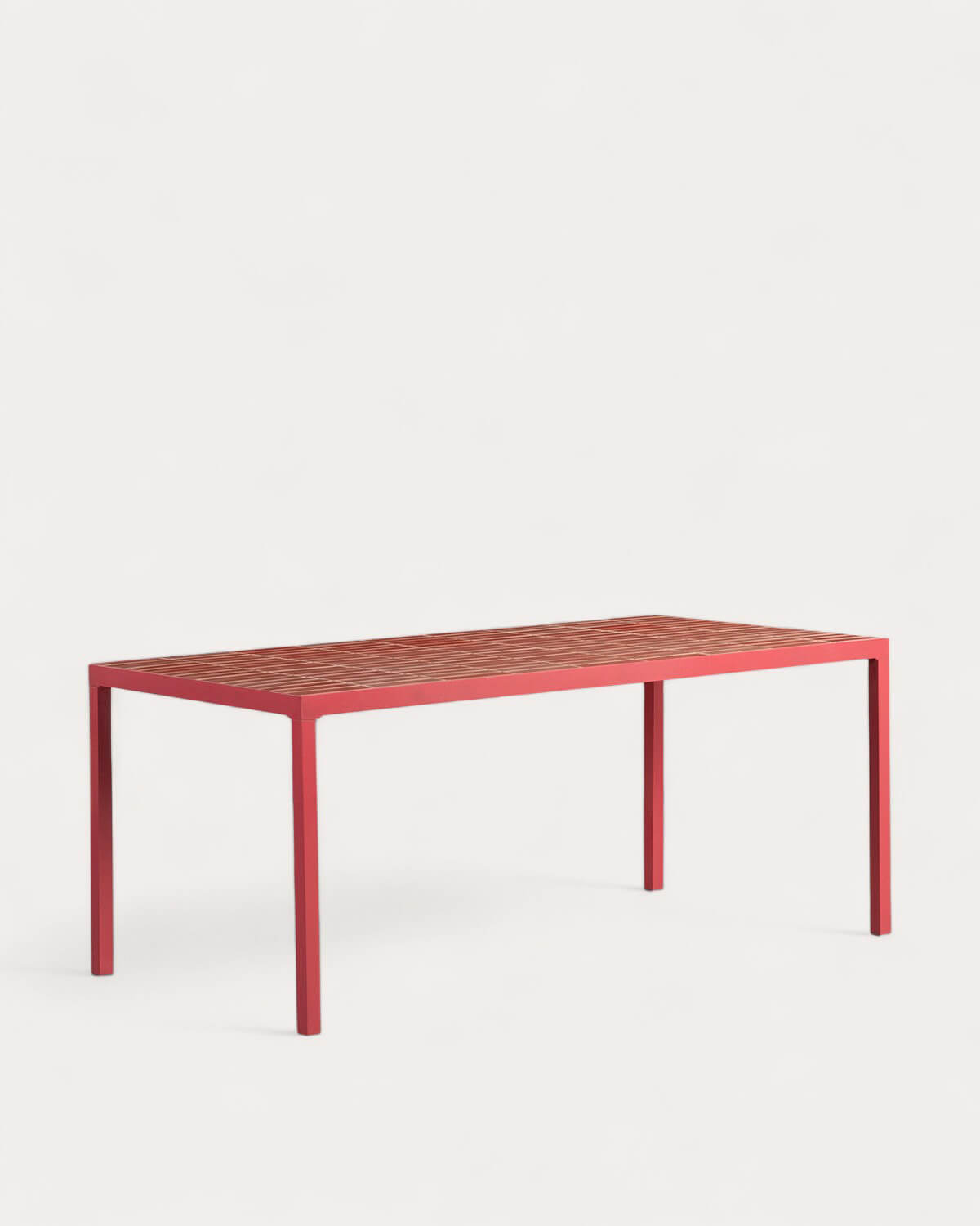 Zafiro - Mesa de Comedor Rectangular de Metal y Azulejos (180x93 cm) Zafiro
