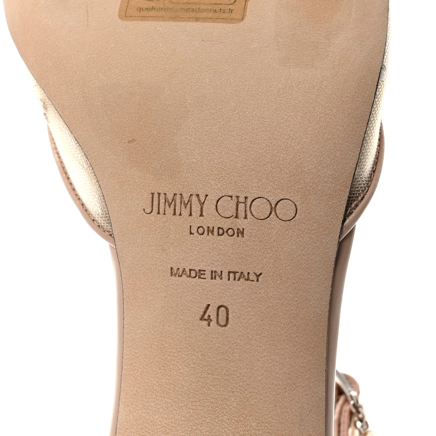 Calfskin Mesh Embroidered Aren 45 Slingback Pumps 40 Macaron