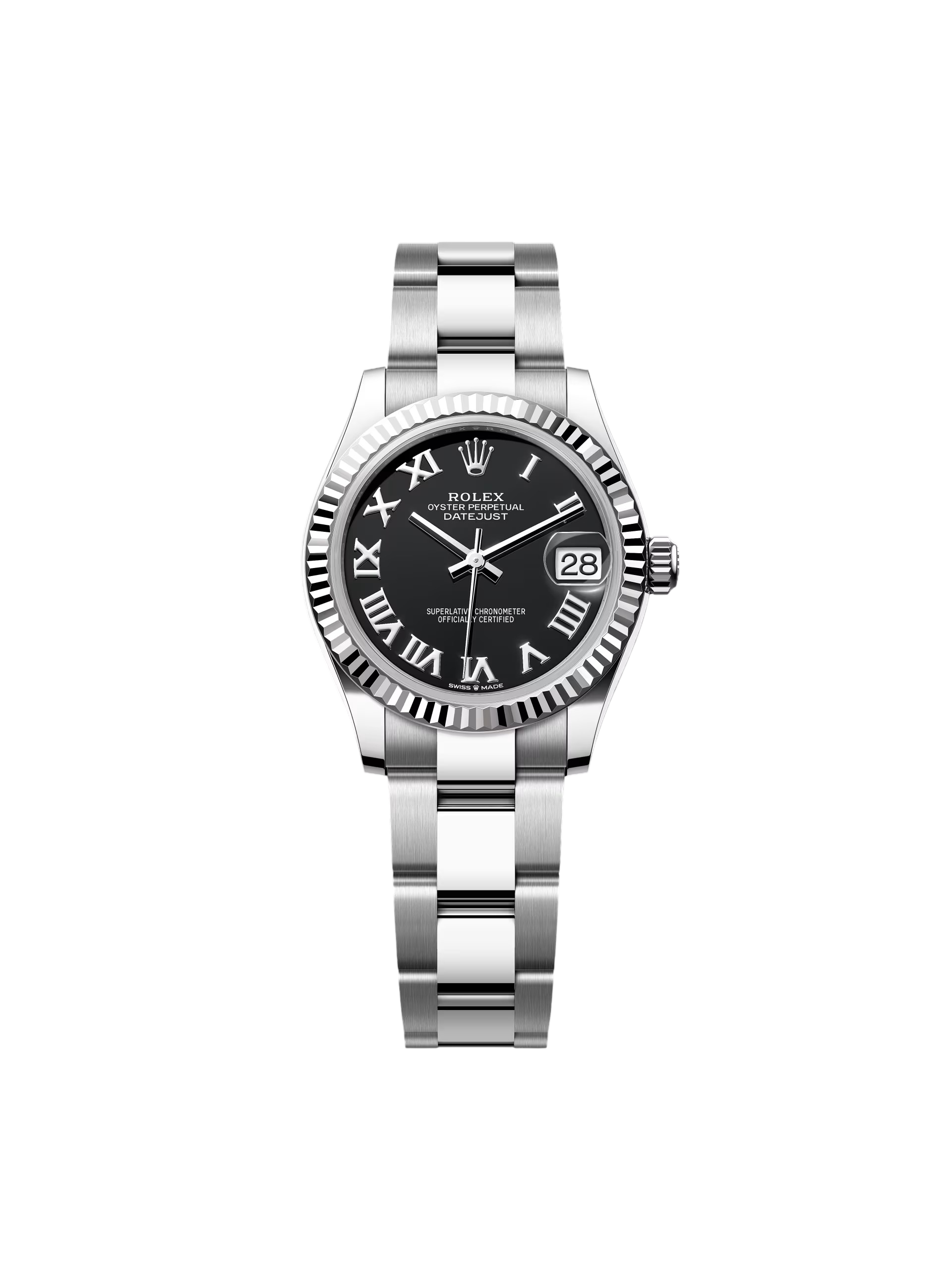 【Super Clone】RLX Datejust m278274-0001/0002 Bright Black Dial 31mm Oyster Bracelet