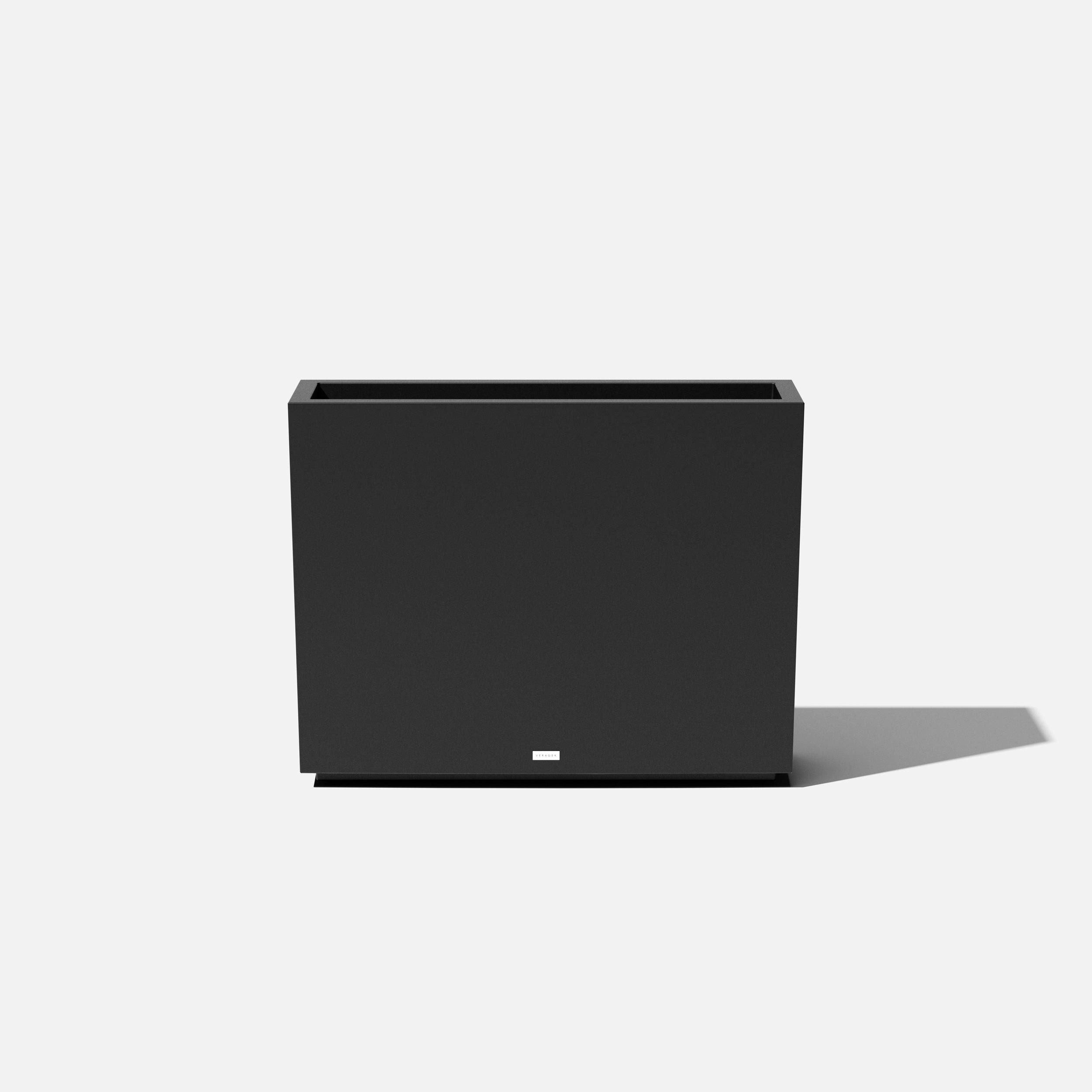 Veradek Block Series Span Planter Black