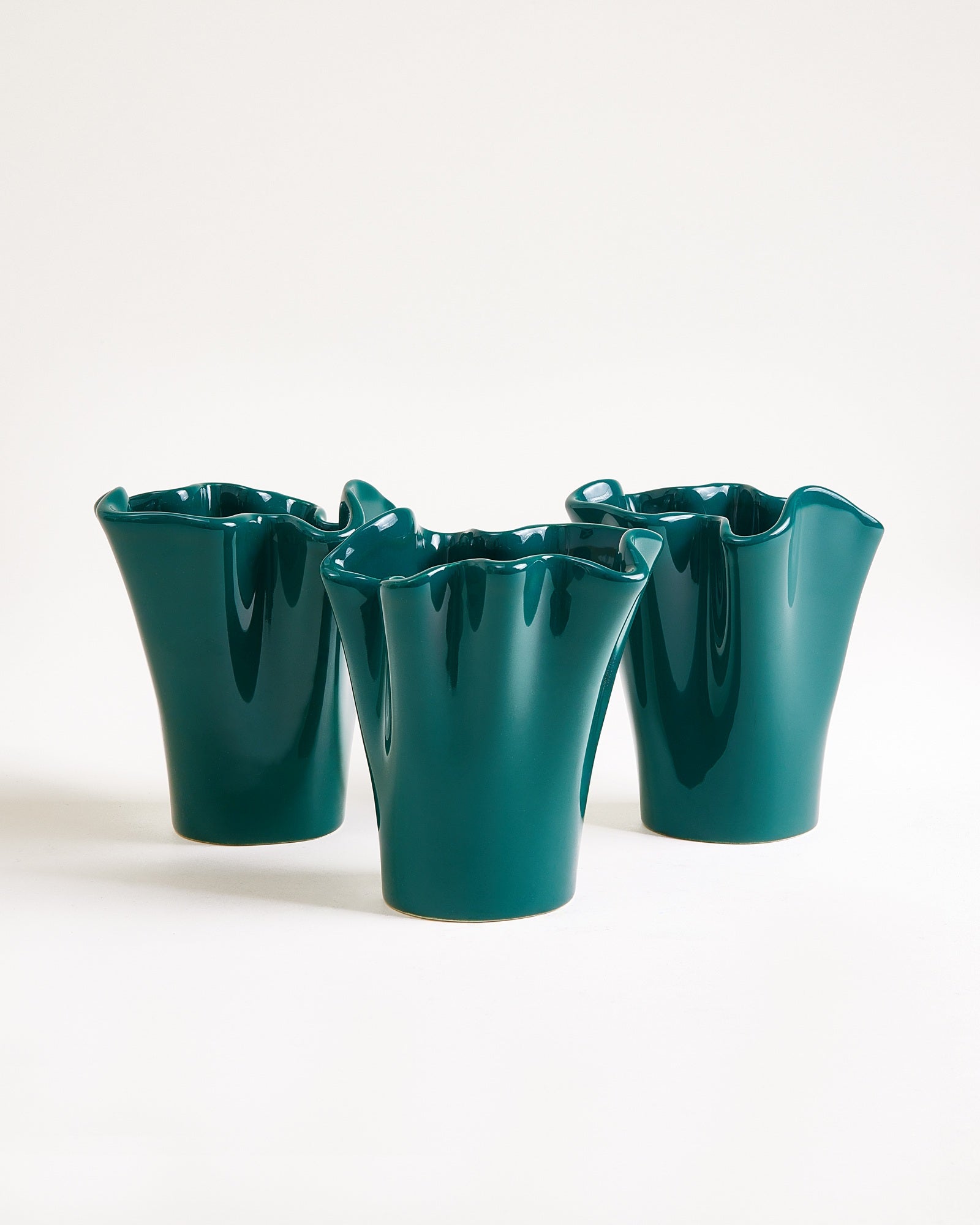 DUNA VASE S DARK GREEN