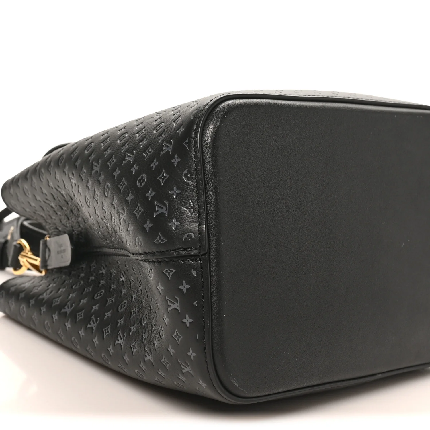 Calfskin Nanogram Embossed Neonoe BB Black