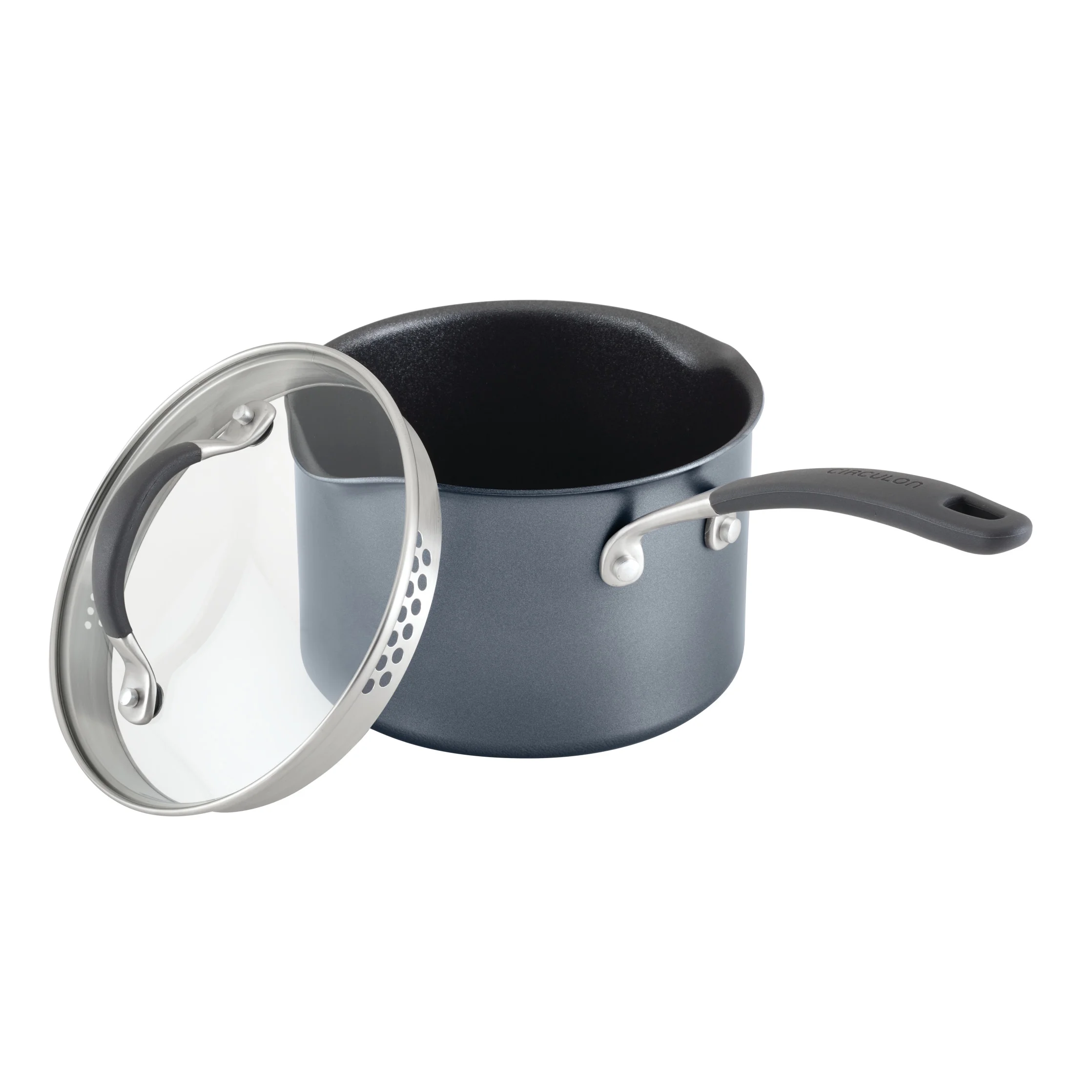 Circulon A1 Scratch Defense 10 Piece Nonstick Aluminum Pot and Pan Set, Cast Stainless Steel