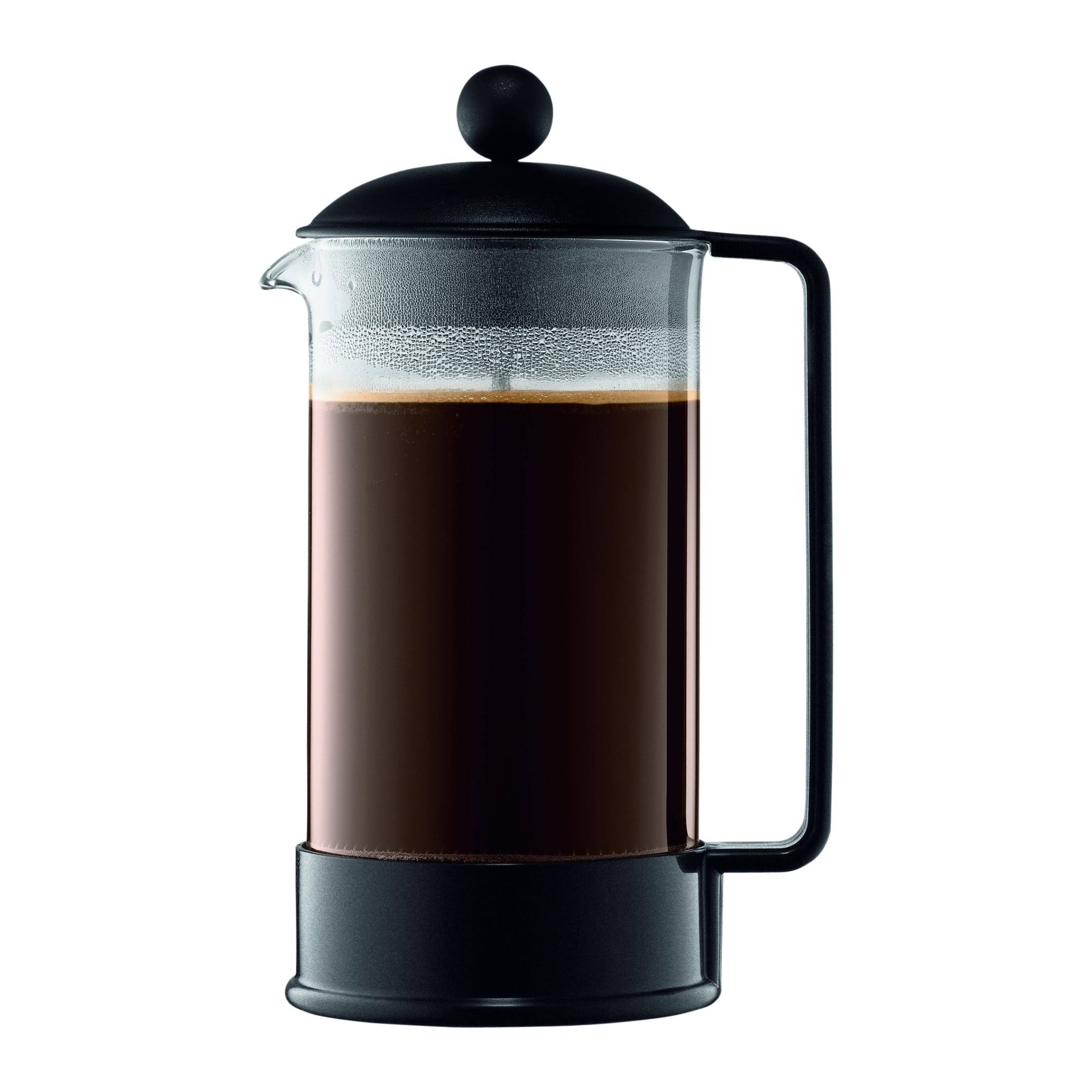 Bodum Brazil 8 Cup French Press Coffee Maker, Black