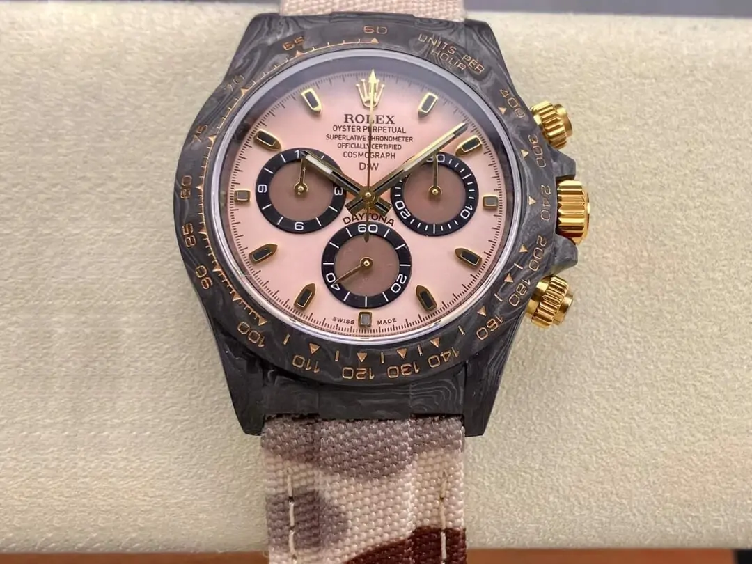 Rolex Daytona Cosmograph Diw Custom Version Noob Factory Fabric Strap