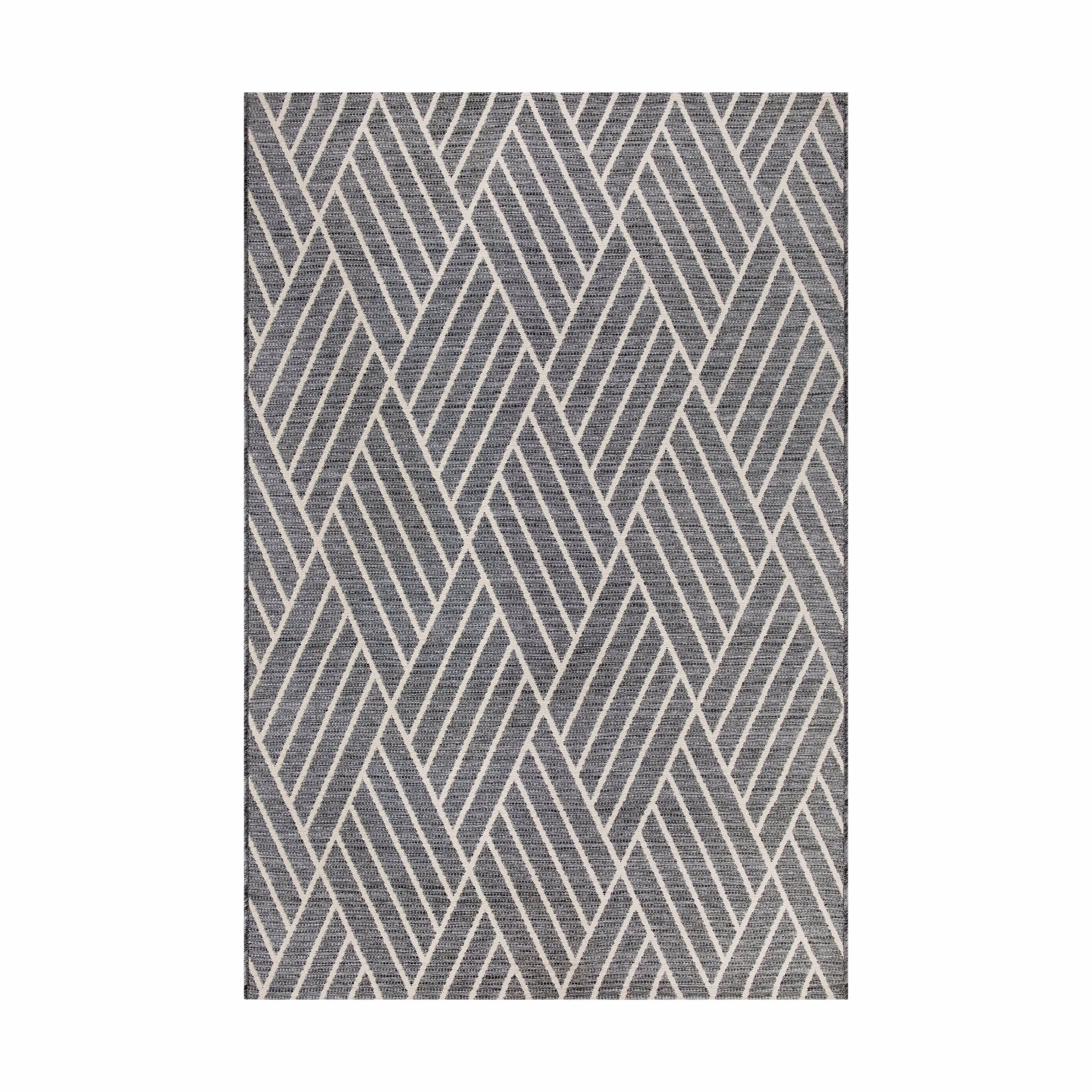 Better Homes & Gardens, Diamond Outdoor Rug - 7x 10 - Charcoal