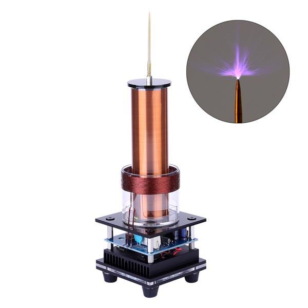 Singing Tesla Coil Music Kit Plasma Loudspeaker Wireless Transmission Experiment Desktop Toy Model - Enginediy