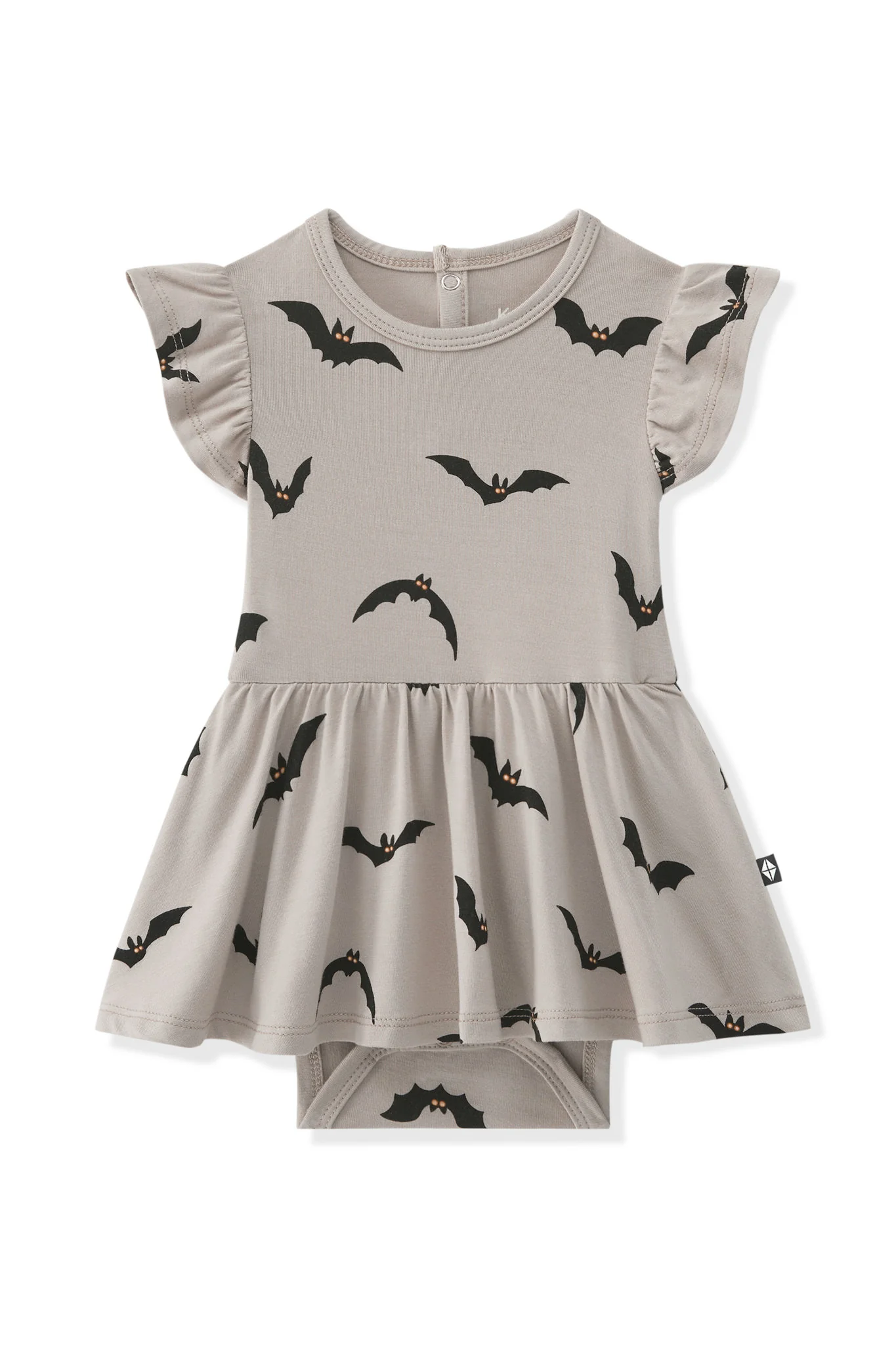 Twirl Bodysuit Dress in Bats
