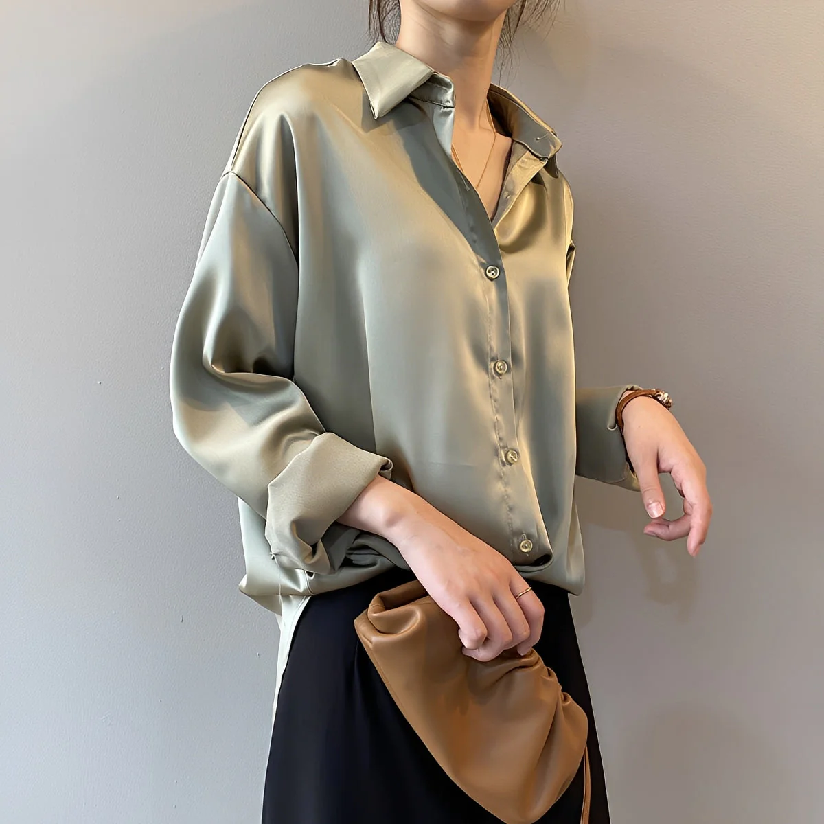 Christine - Chemise élégante à manches longues