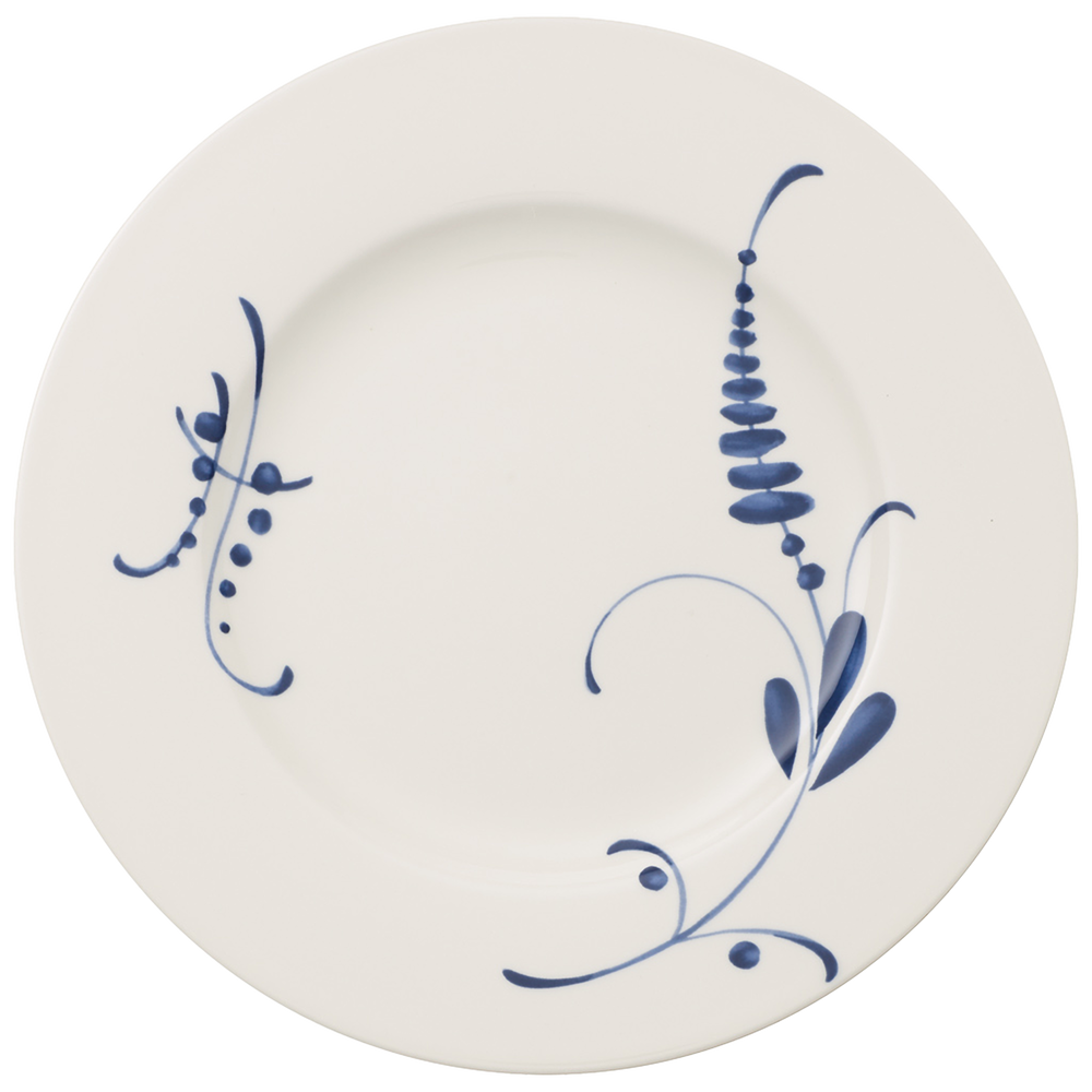 Vieux Luxembourg Dinner plate - White, 10.7'', Premium Porcelain