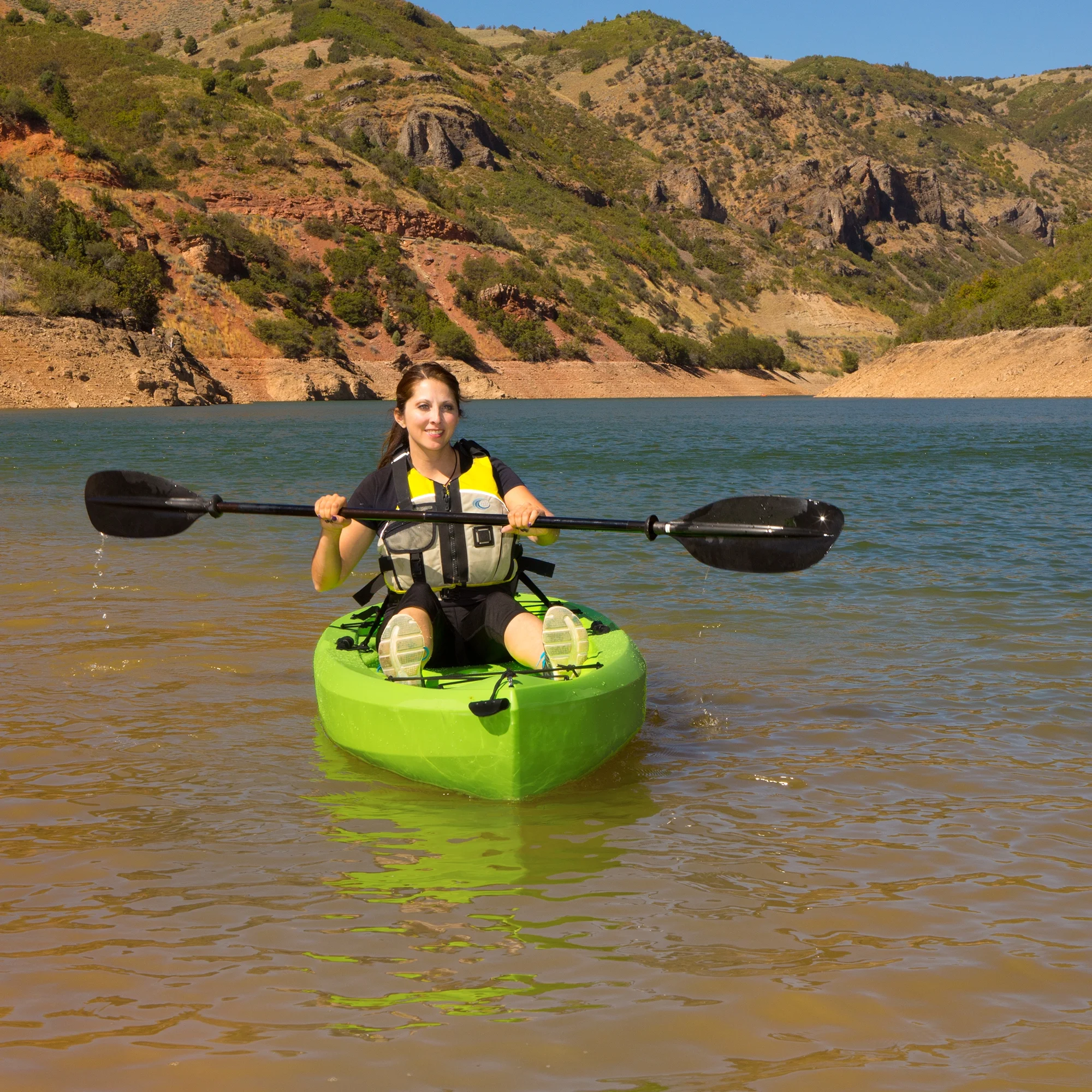 Tioga 10 ft Sit On Top Kayak, Lime Green (90534)(Lime Green/Single) Image 8