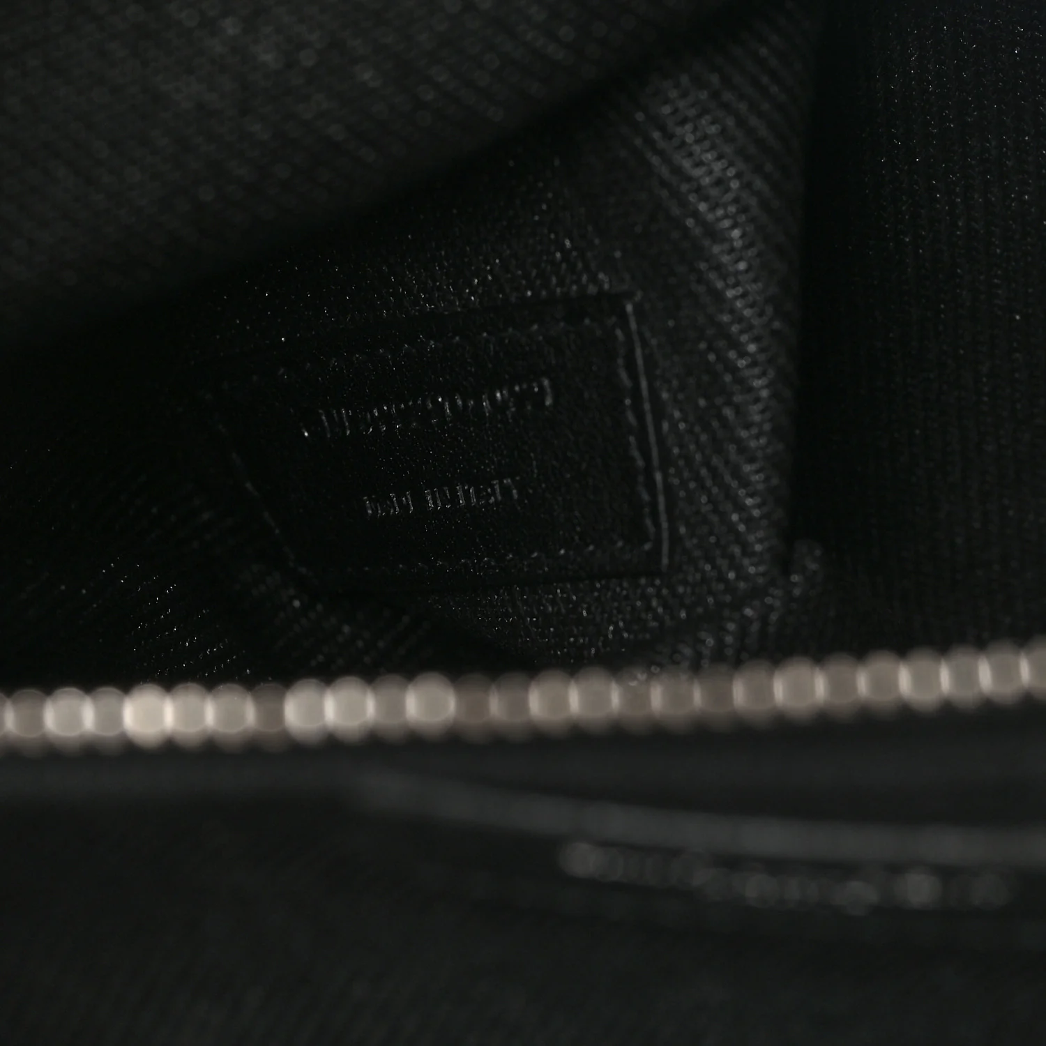 Linen Calfskin Rive Gauche Tote Black