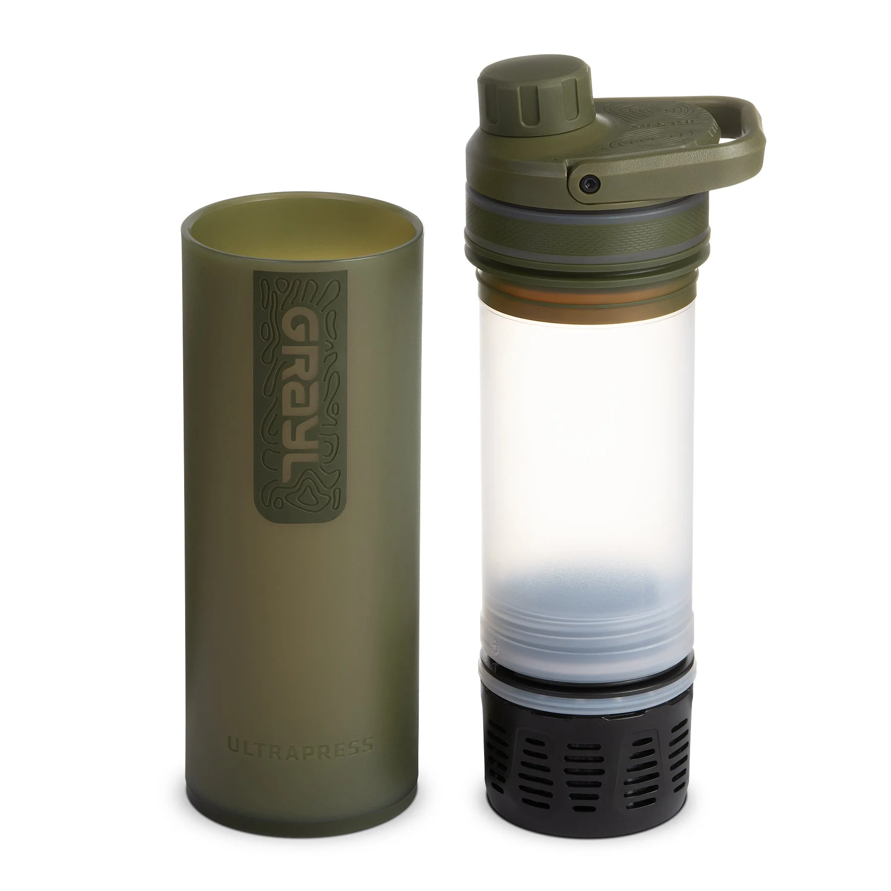UltraPress Purifier Bottle, Olive Drab, 16.9 oz - Image 3
