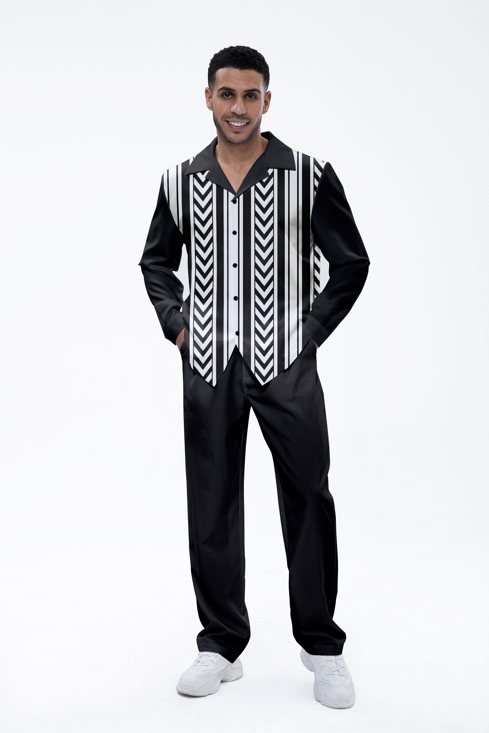 Ensemble de marche avec chemise à manches longues Black Arrows