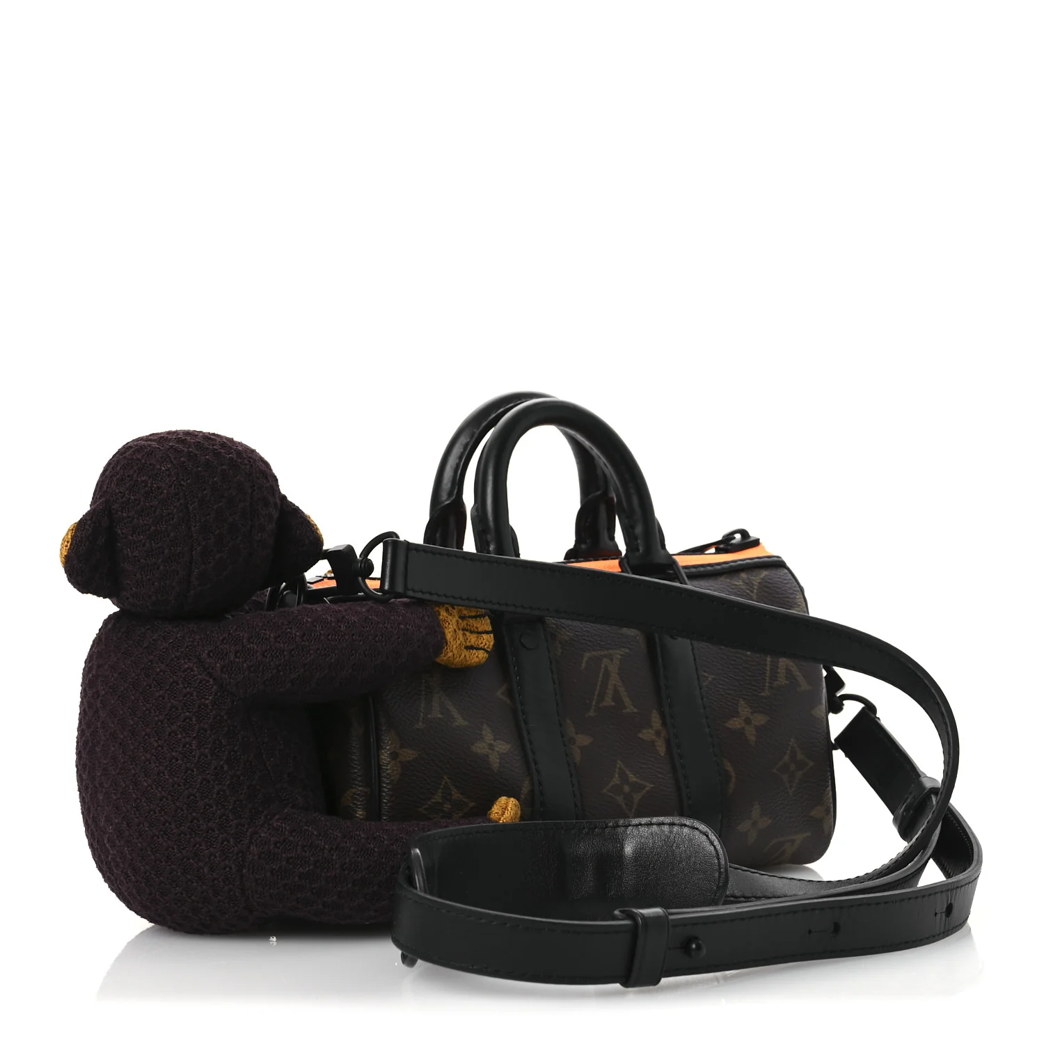 Monogram Monkey Puppet LV Friends Keepall XS