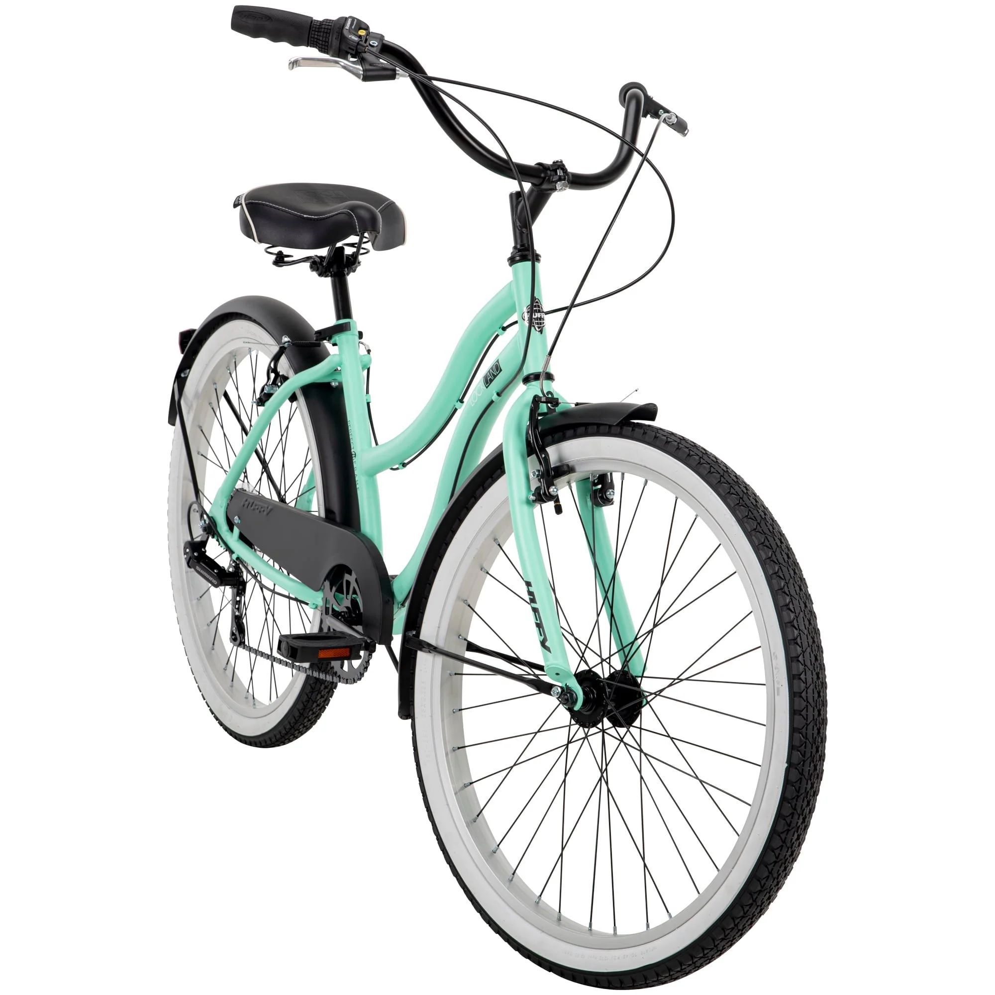 26 In Women's Lockland 7 Speed Cruiser Bike, Sea Foam, Green Image 8