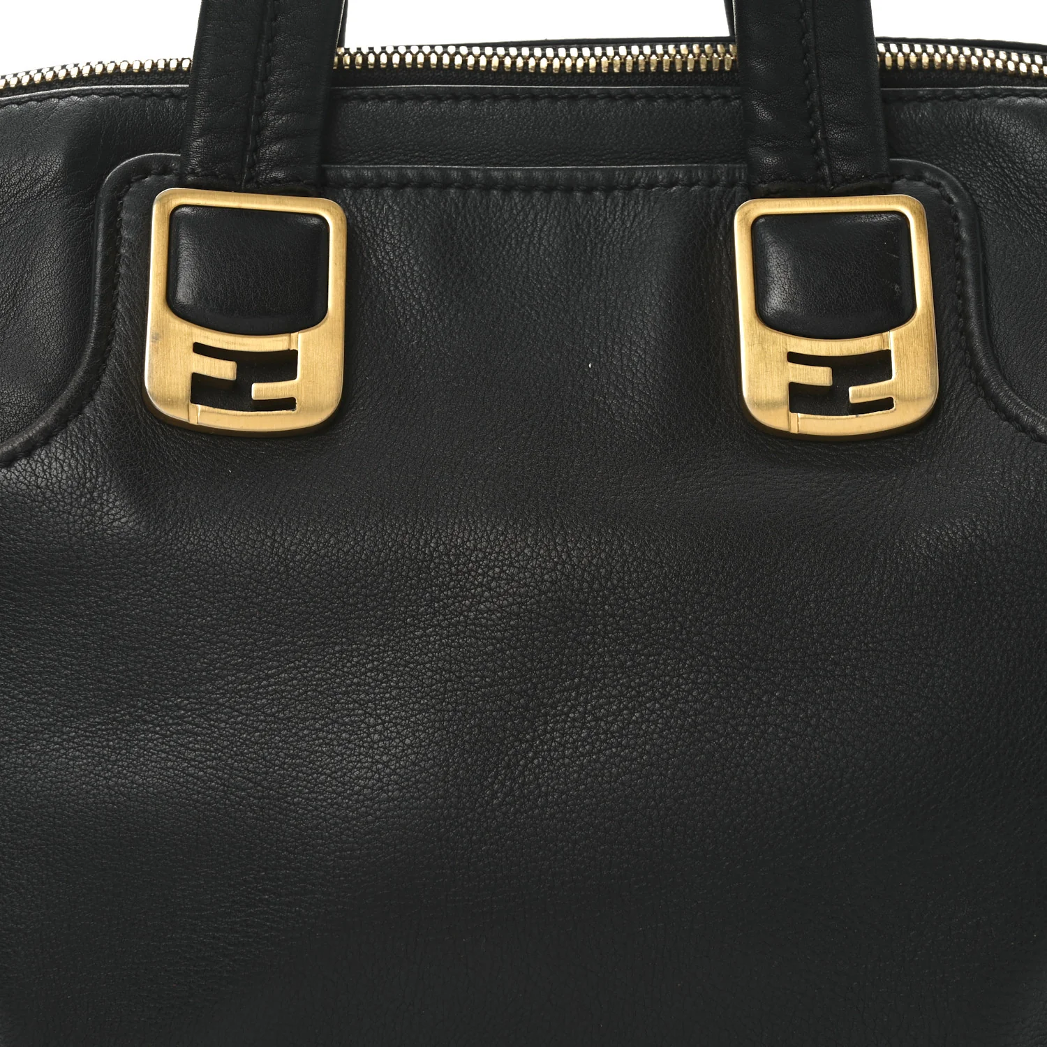 Vitello Dolce Marmol Large Chameleon Tote Black