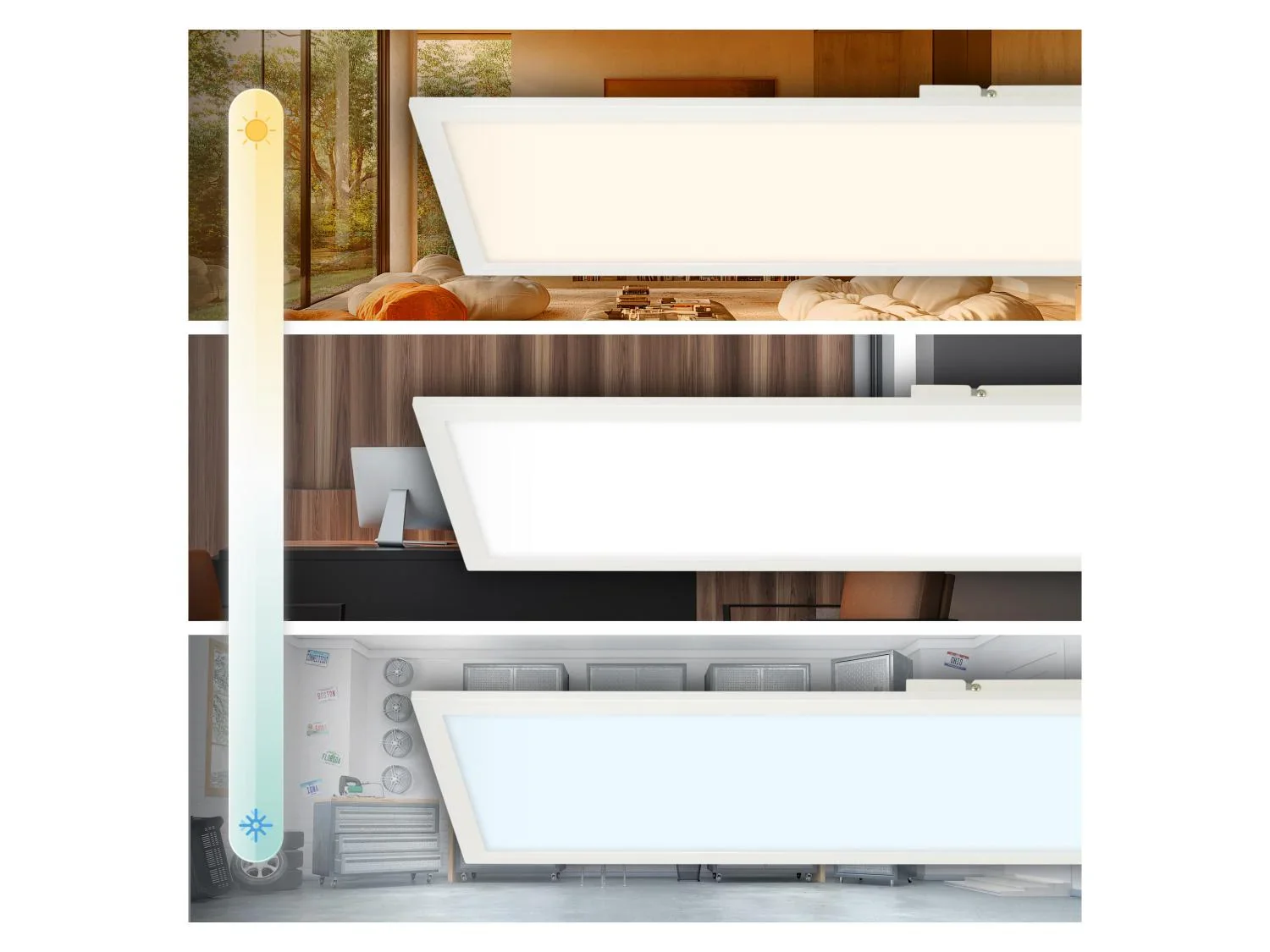 Briloner Panneau LED de plafond