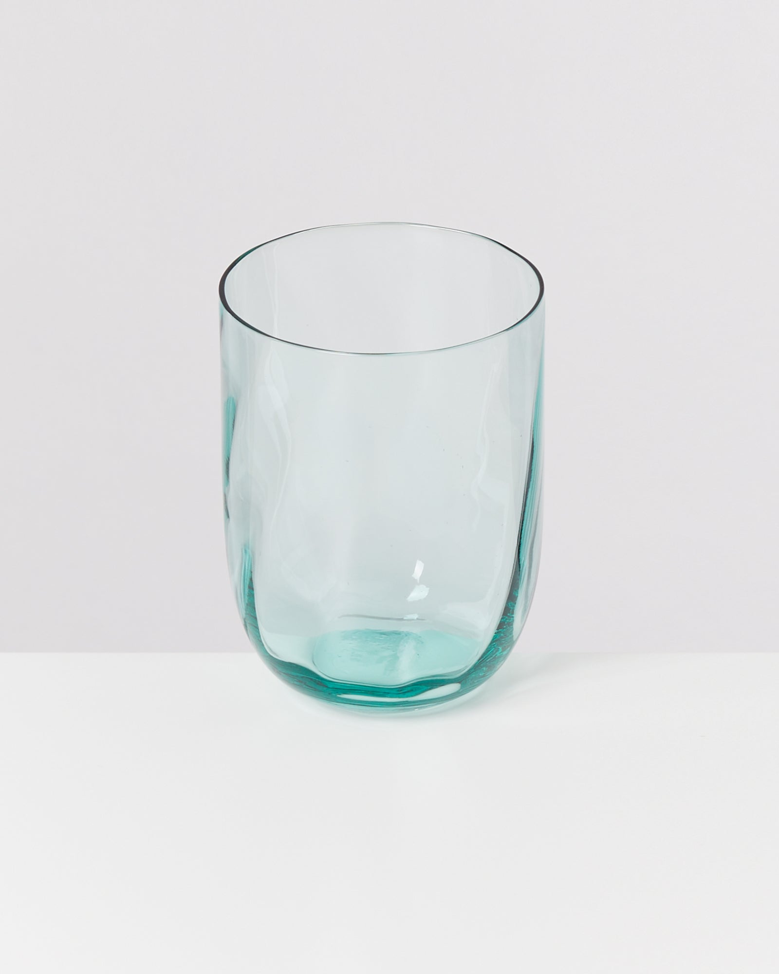 CALMA - LARGE GLASS SWIRL GREEN SET OF 4