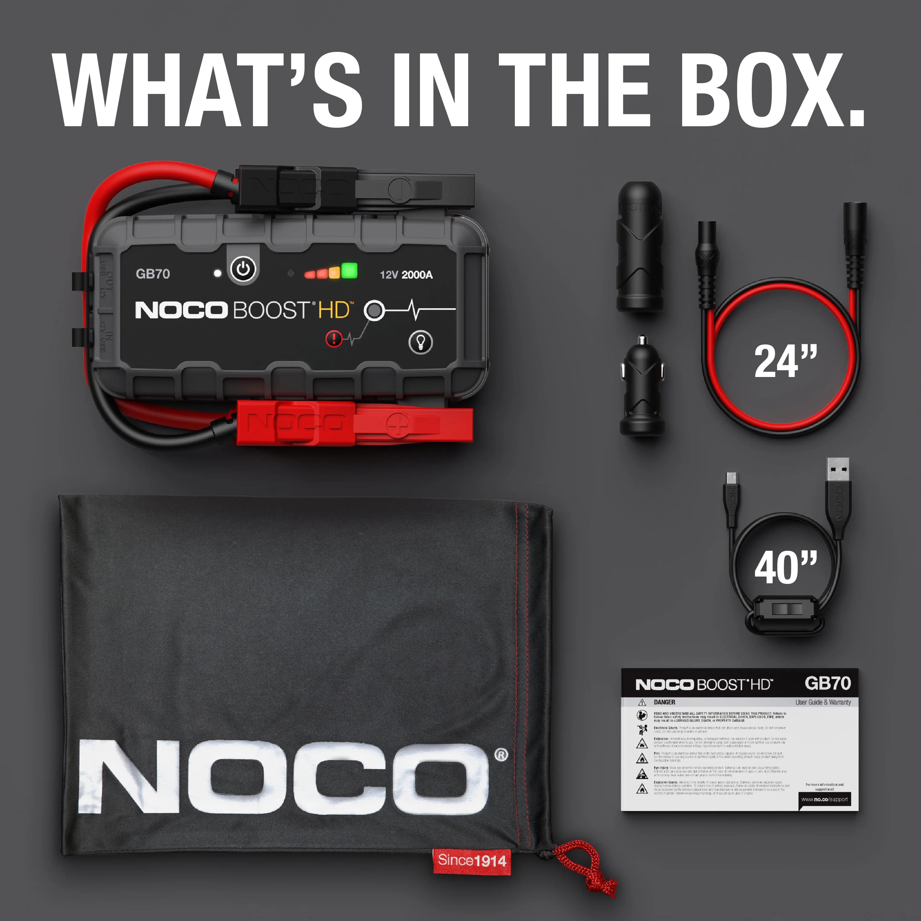 Boost GB70: 2000A 12V UltraSafe Portable Lithium Jump Starter - Image 6
