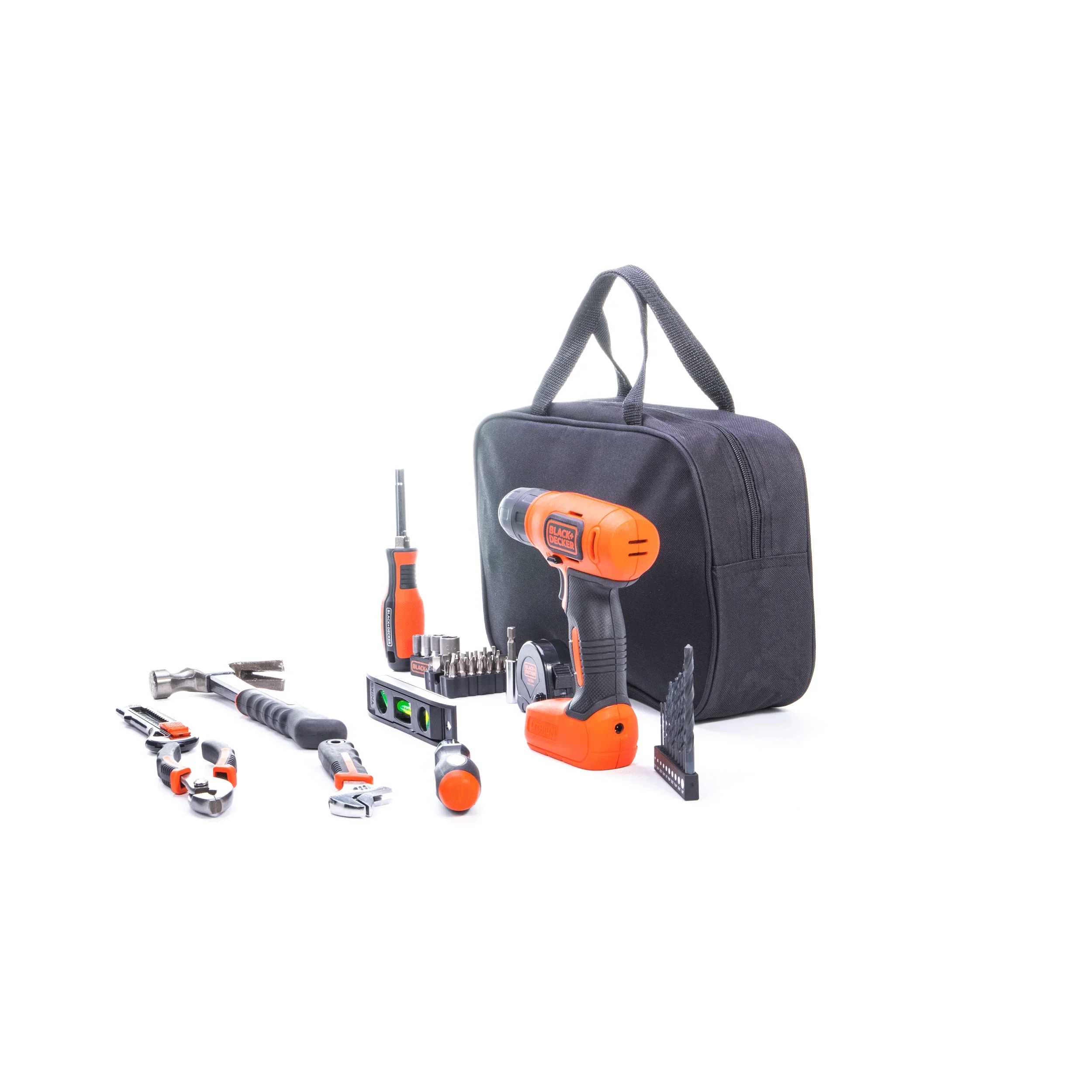 BLACK+DECKER 8V MAX* Cordless Drill Project Kit, BDCD8PK