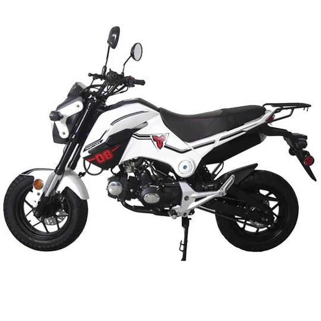 HELLCAT 125cc Motorcycle Gas Pit Bike DirtBike 125 Motorcycle for Adults and youth- White color - Image 5