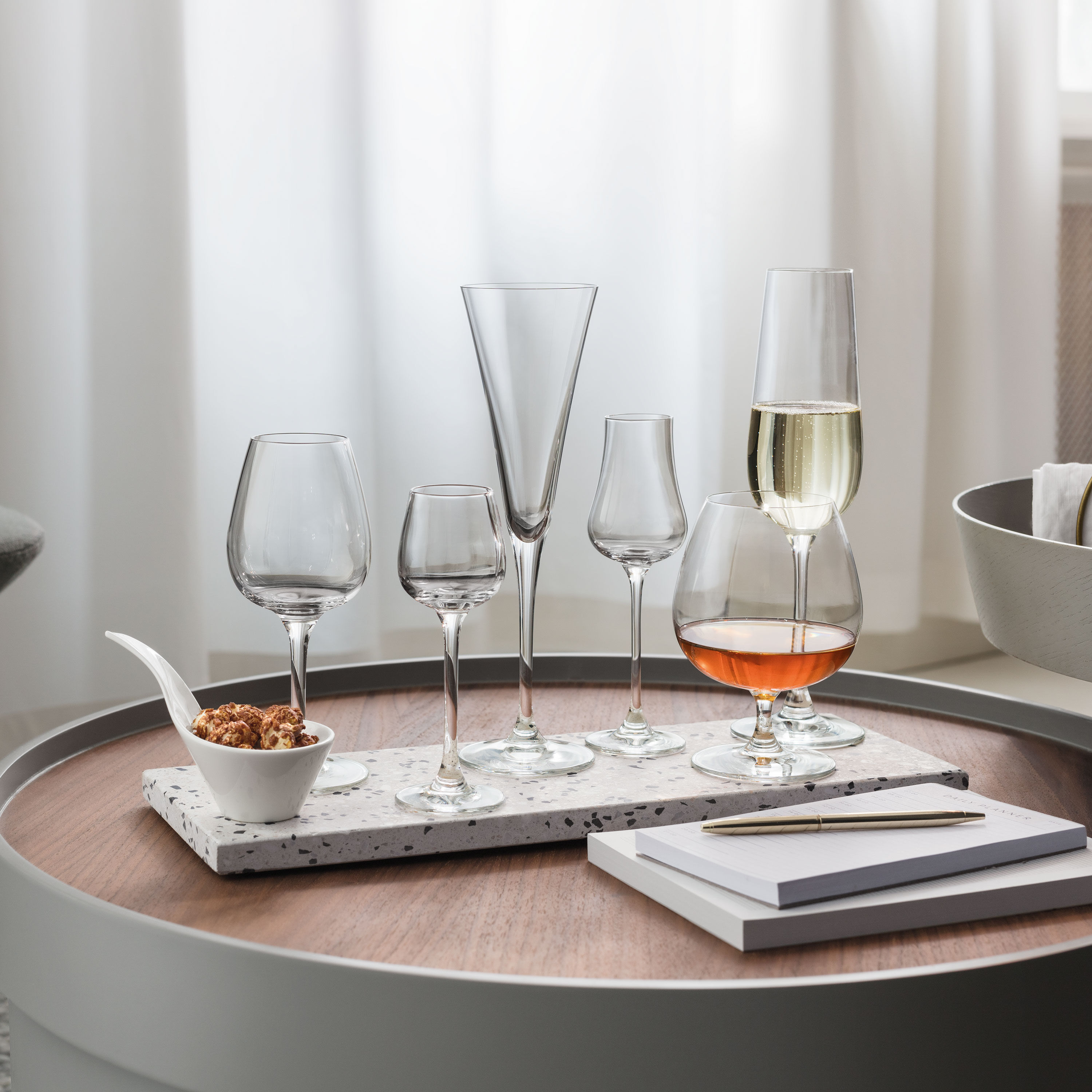 Purismo Champagne glass - Clear, 9.2 oz, crystal glass