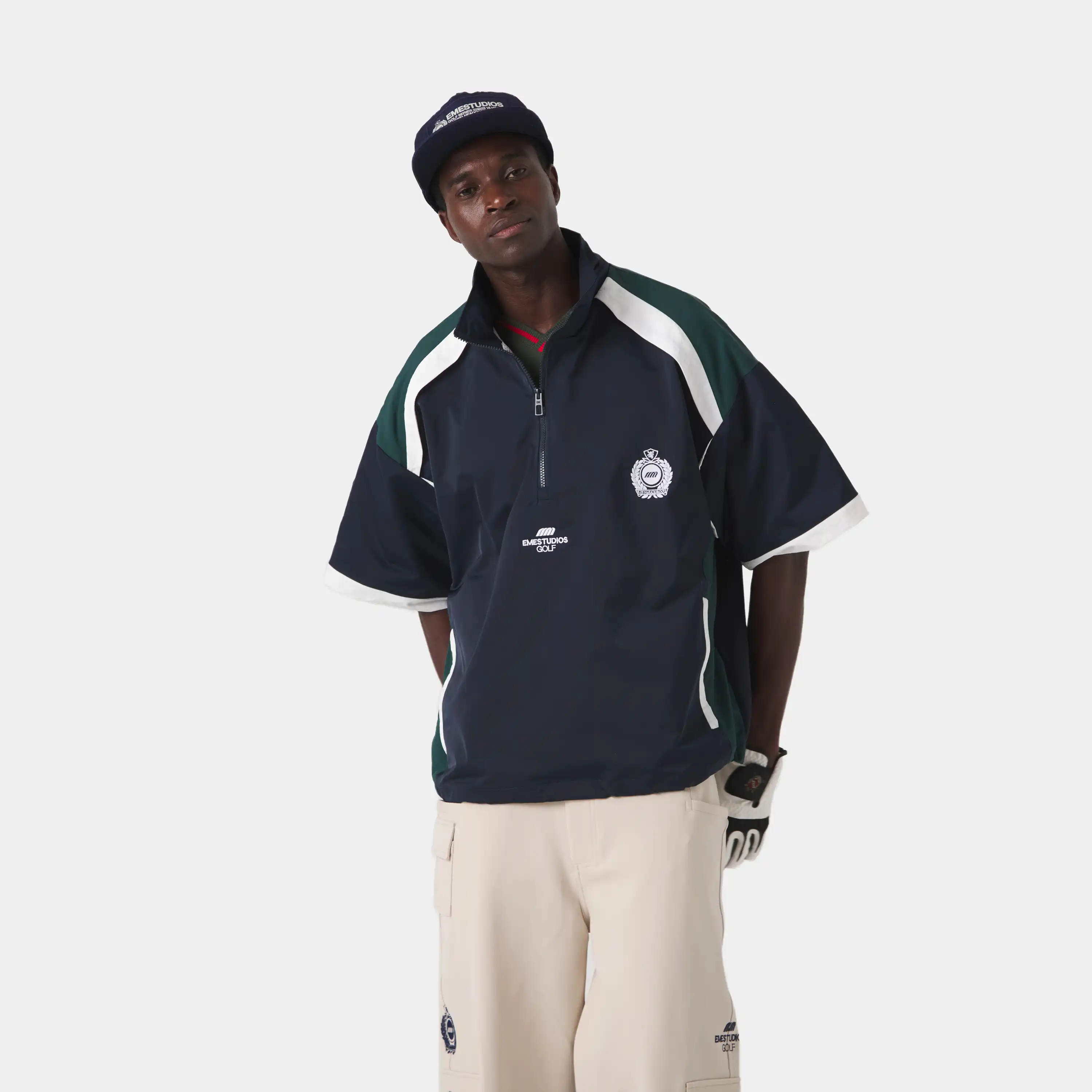Golf Navy Windbreaker