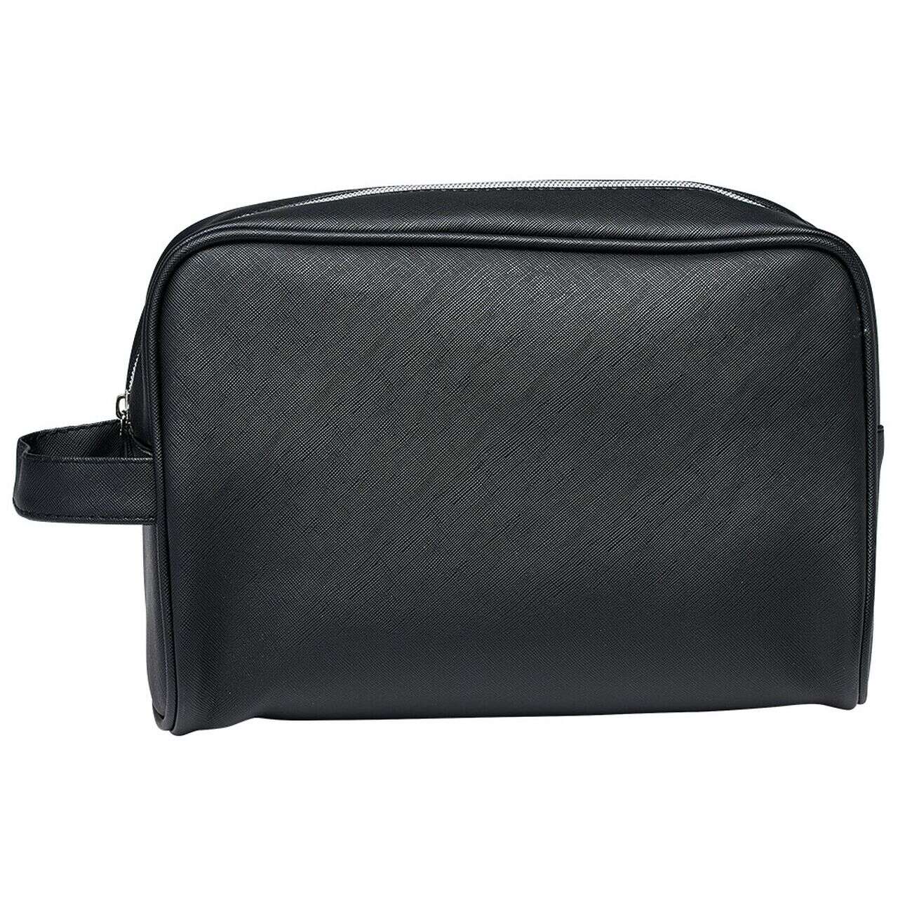 Trousse de toilette 26x18xH10cm (2 modèles noir ou bleu)