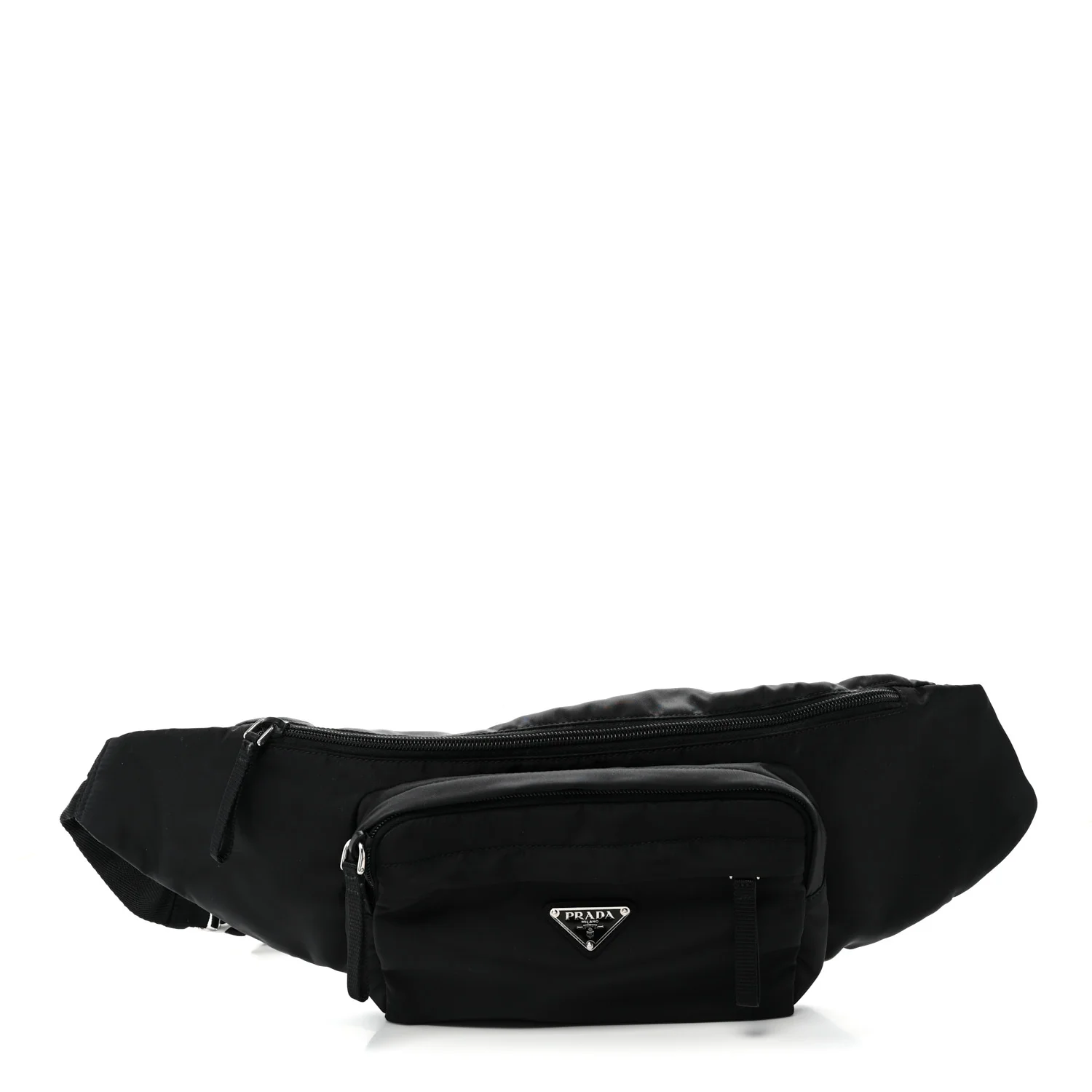 Tessuto Nylon Montagna Belt Bag Black