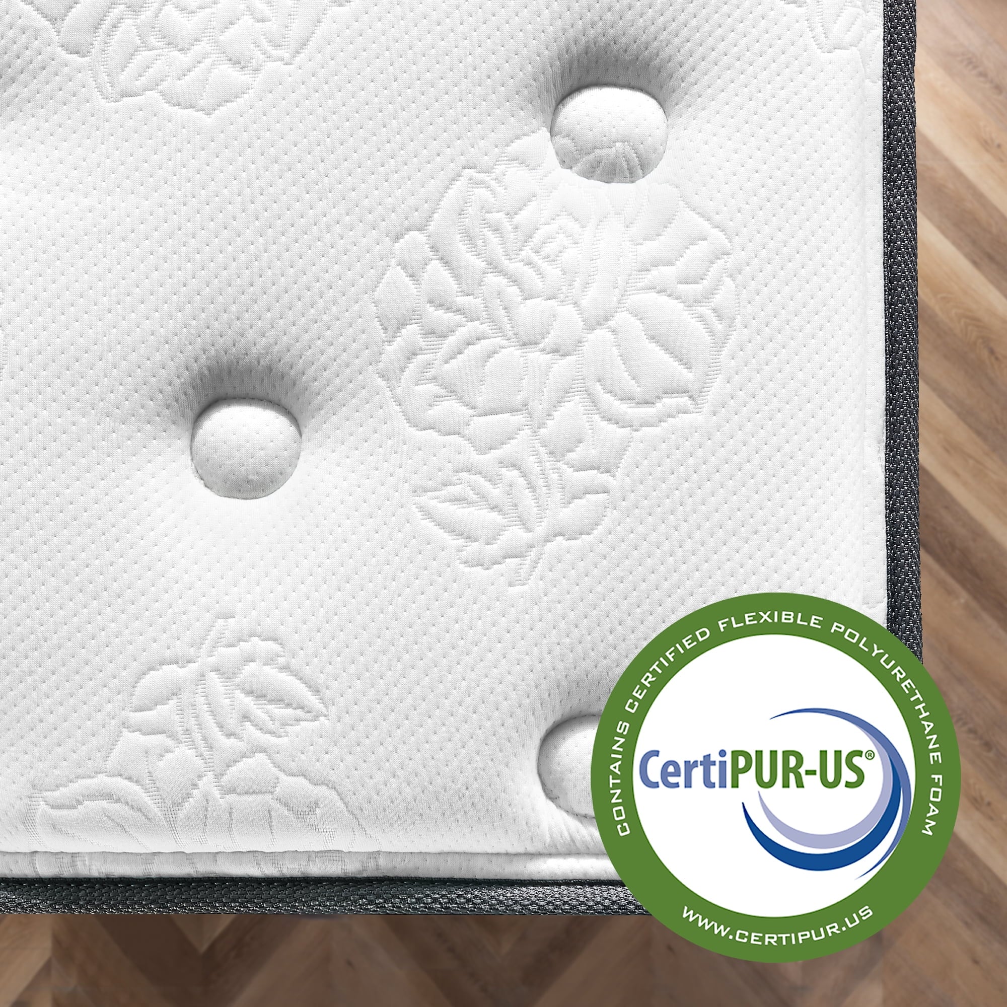 Comfort Support 10¡± Hybrid of Cooling Gel Memory Foam and Pocket Spring Mattress. Full