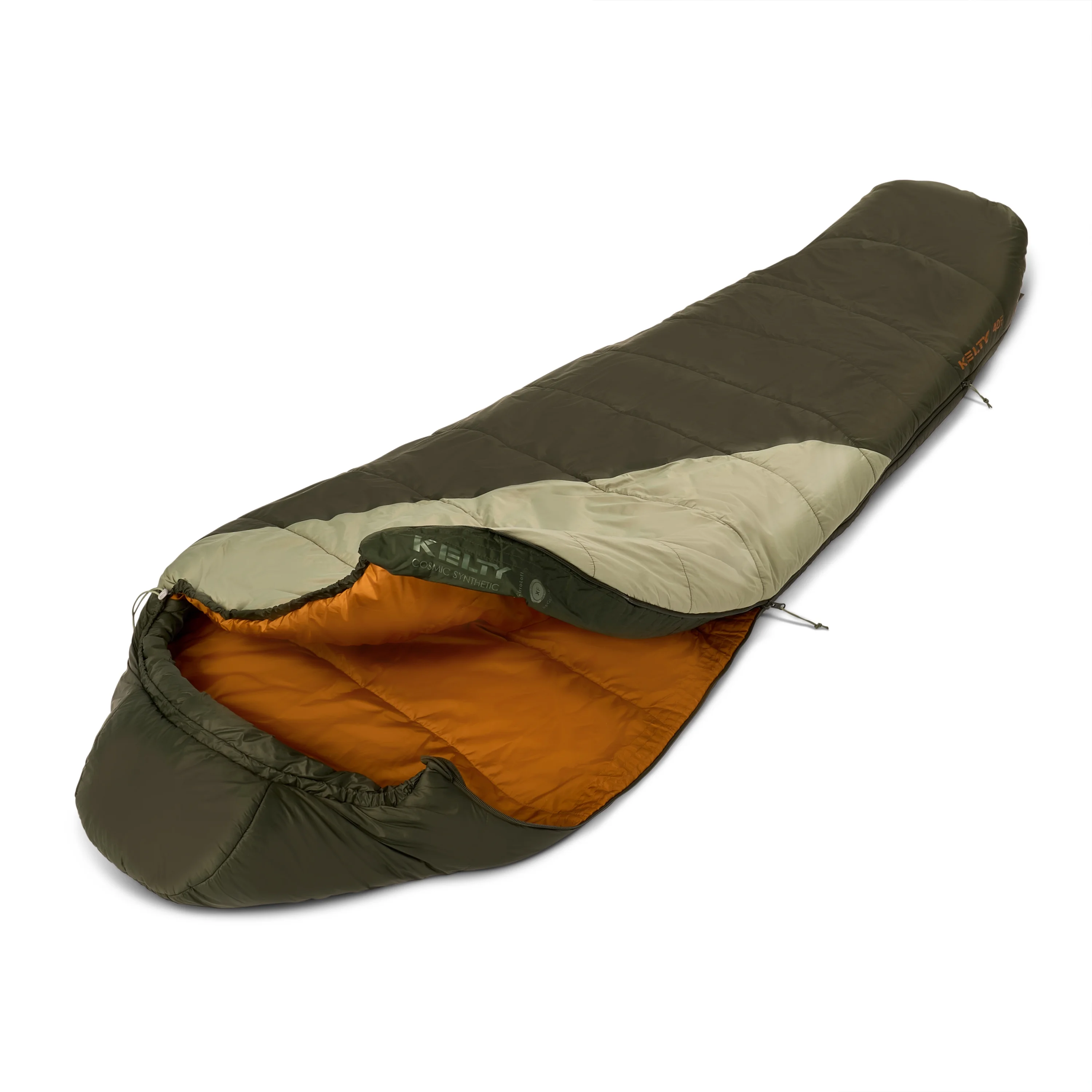 Cosmic Synthetic 40�� Degree Sleeping Bag, Regular Lightweight Warm Weather Bag Summer(Duffel Bag / Sea Spray / Cathay Spice) - Image 3