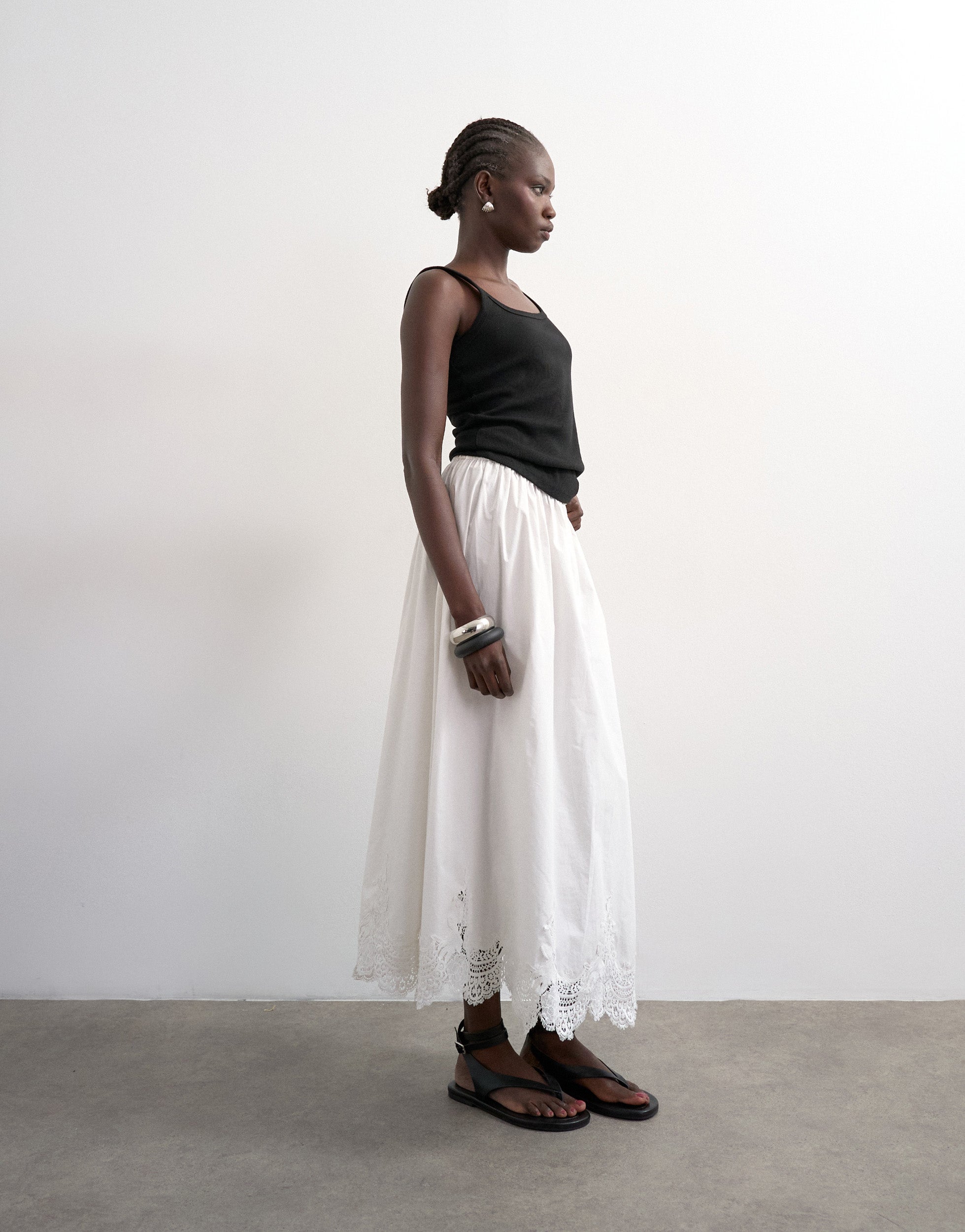 VERO MODA® TSLINA Mid rise Long skirt