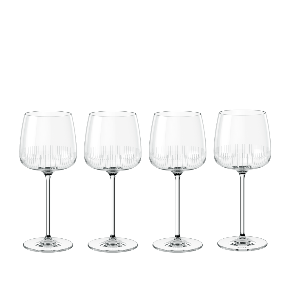 Afina Red wine glass - Clear, 6.8 oz, crystal glass
